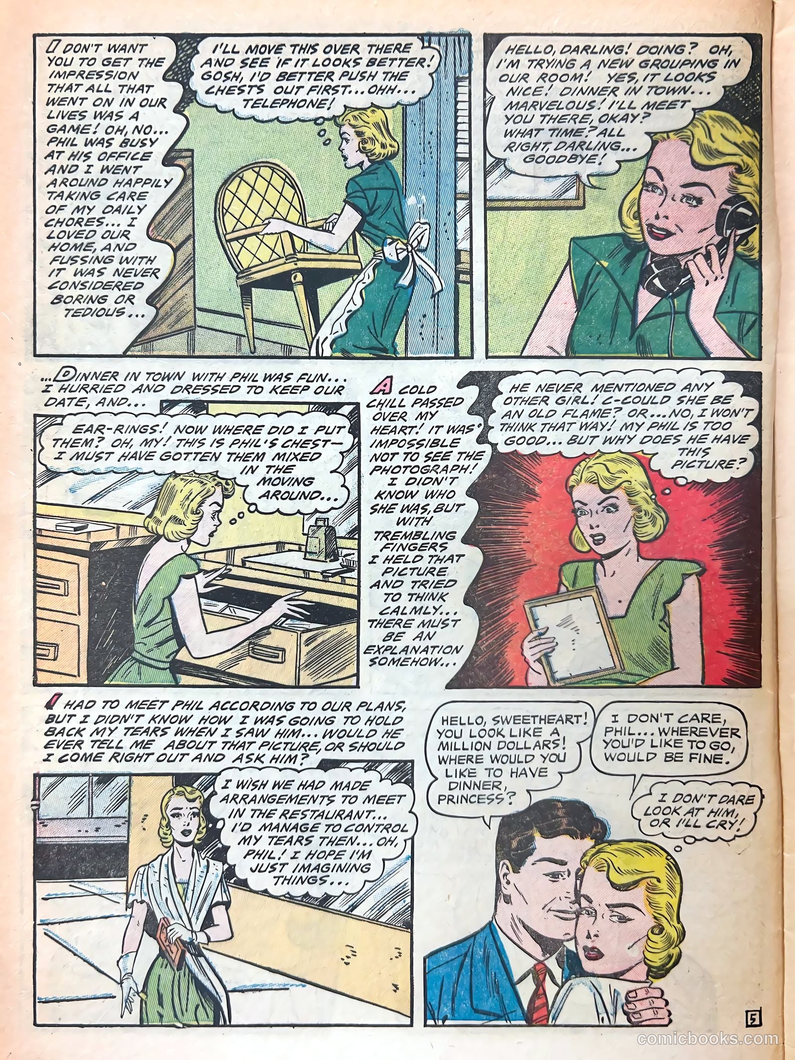 Bride's Secrets #13 (1956) — page 8 of 36
