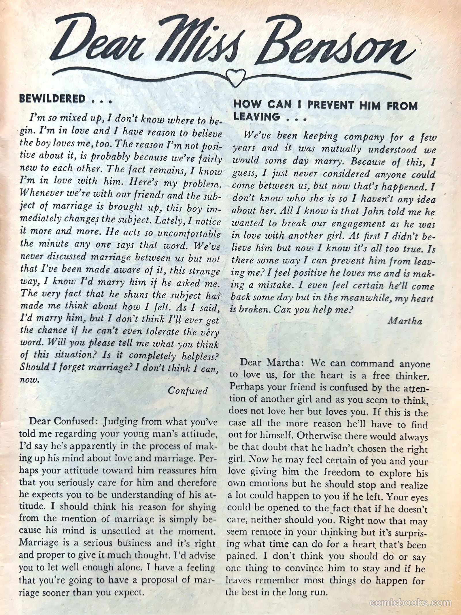 Bride's Secrets #13 (1956) — page 11 of 36