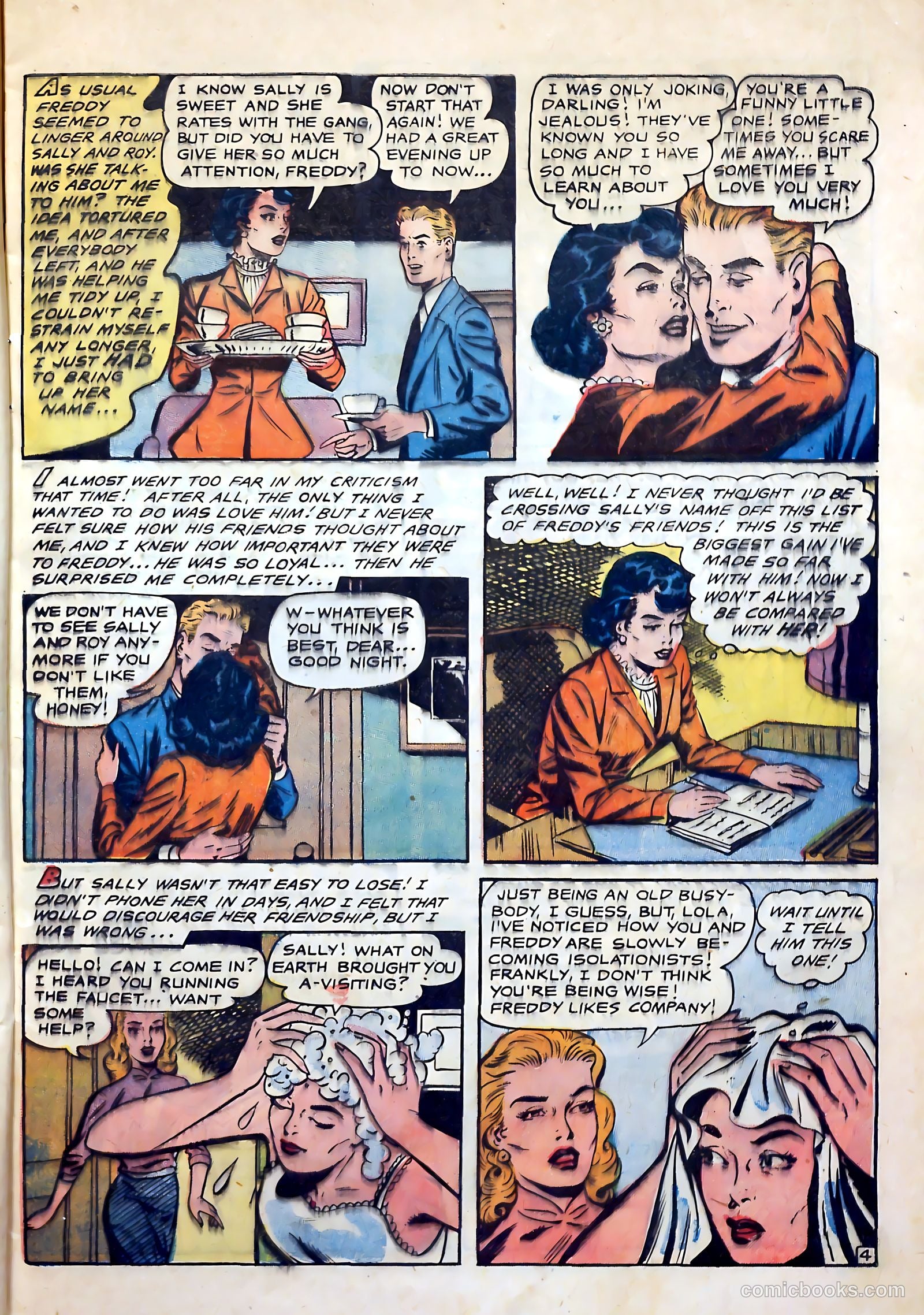 Bride's Secrets #14 (1957) — page 7 of 37
