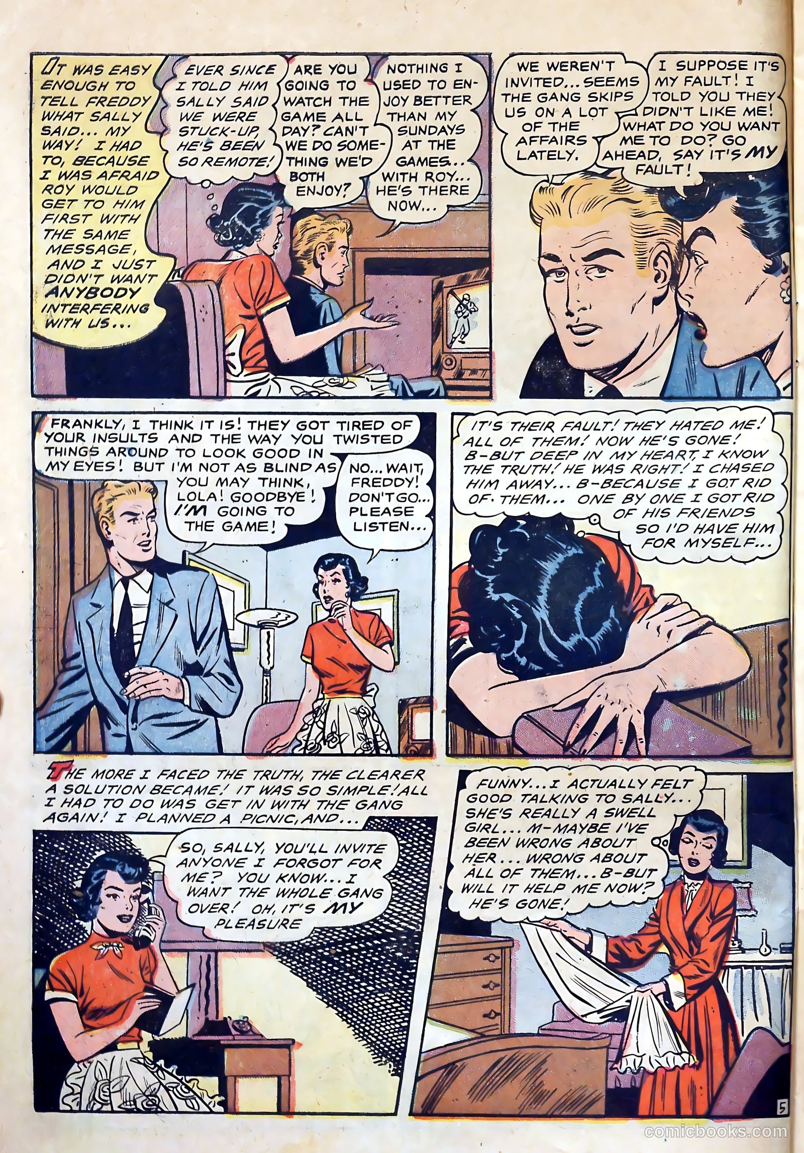 Bride's Secrets #14 (1957) — page 8 of 37