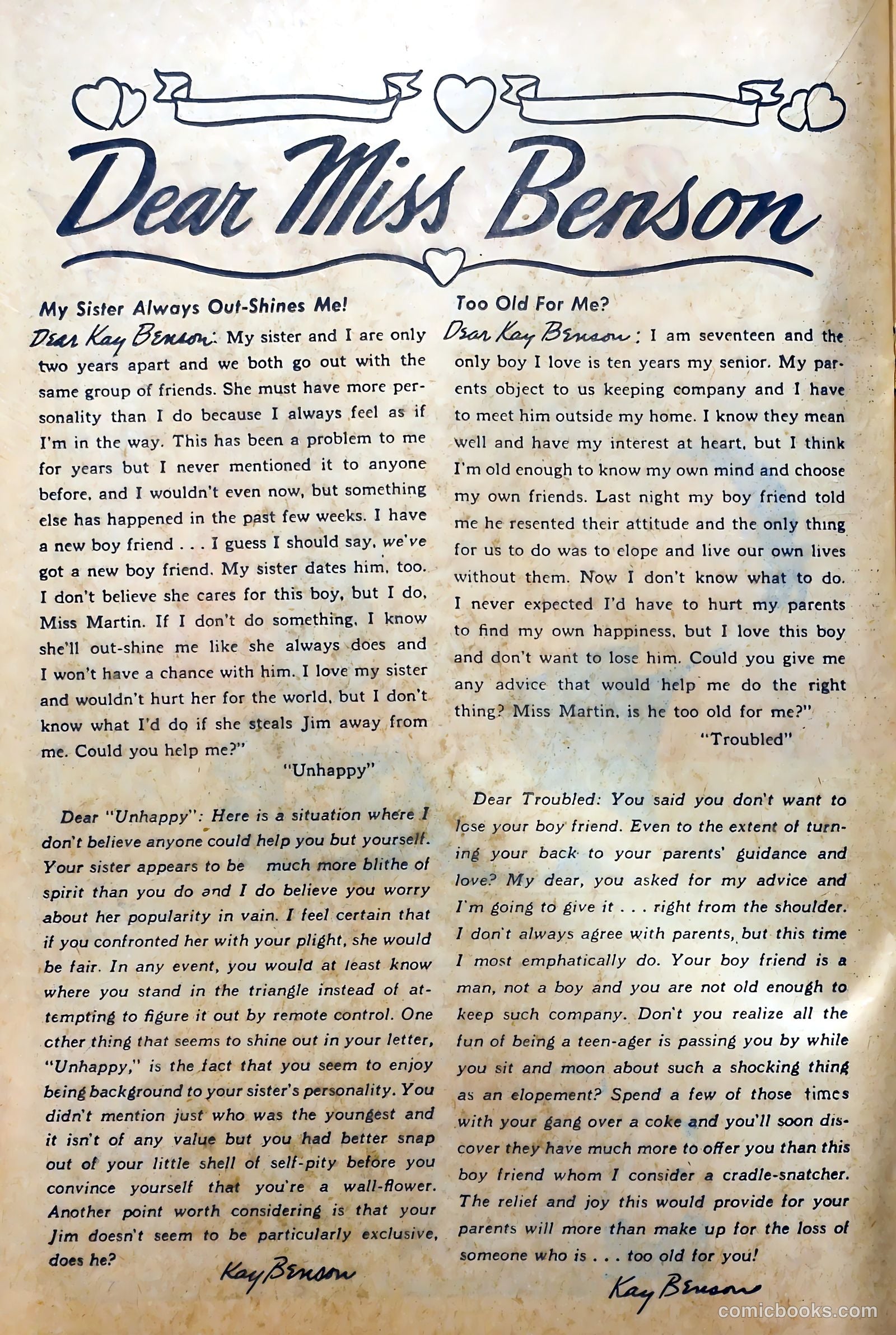 Bride's Secrets #17 (1957) — page 20 of 36