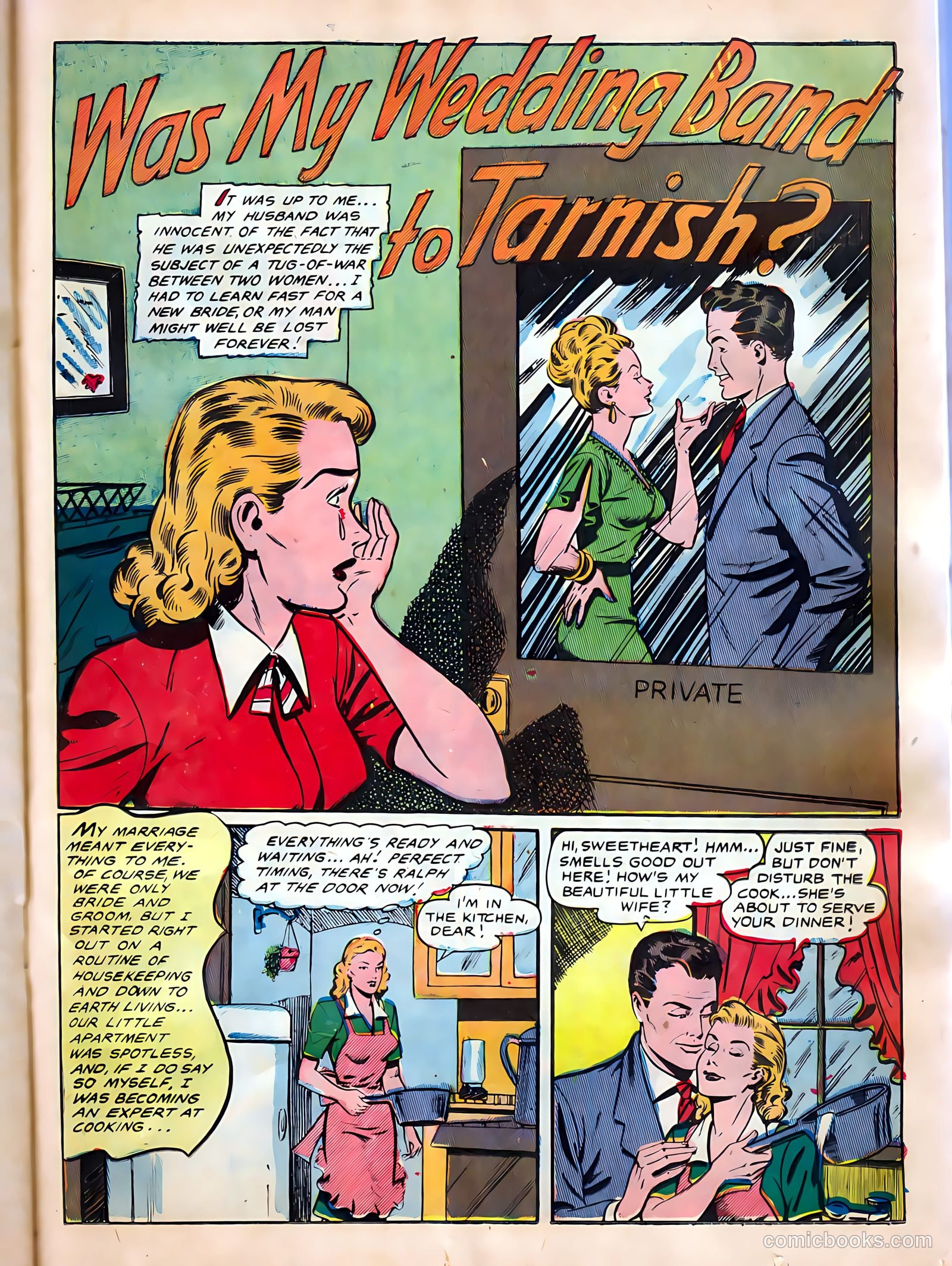 Bride's Secrets #2 (1954) — page 21 of 36
