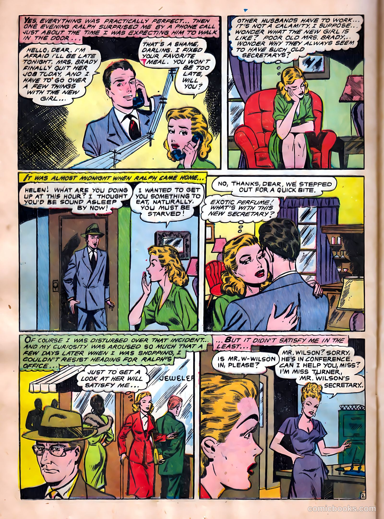 Bride's Secrets #2 (1954) — page 22 of 36