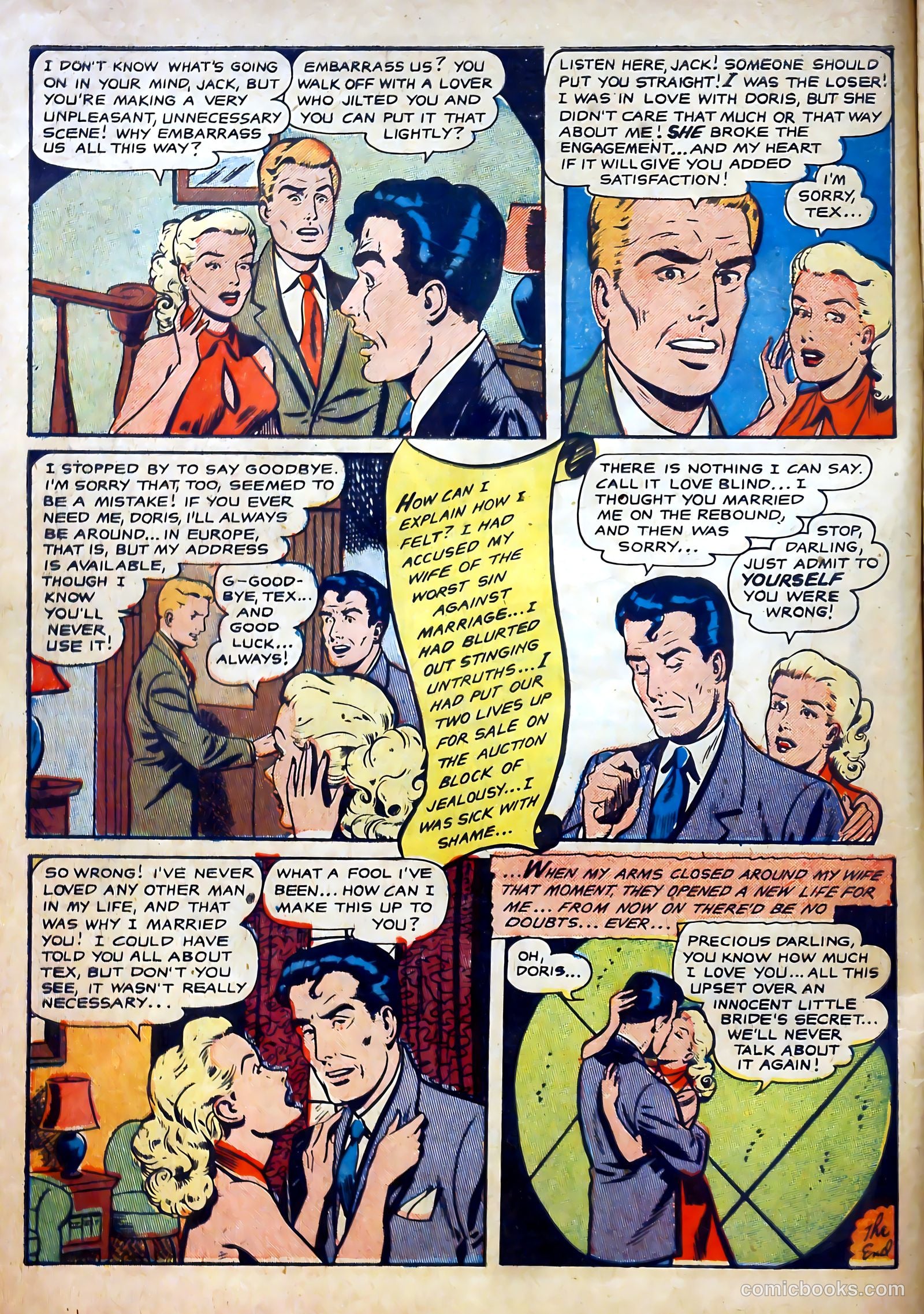Bride's Secrets #3 (1954) — page 10 of 37