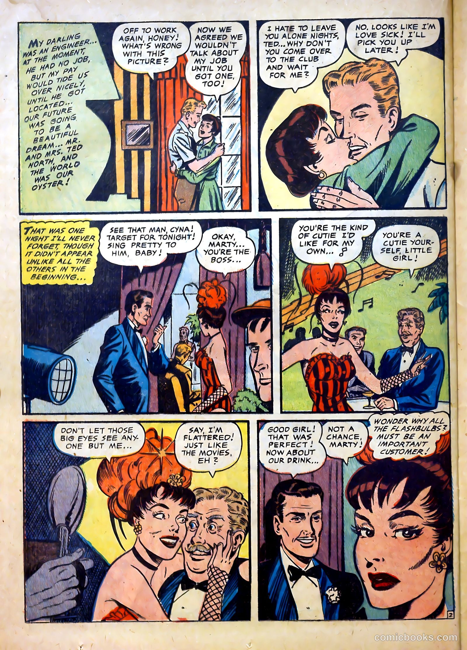Bride's Secrets #3 (1954) — page 22 of 37