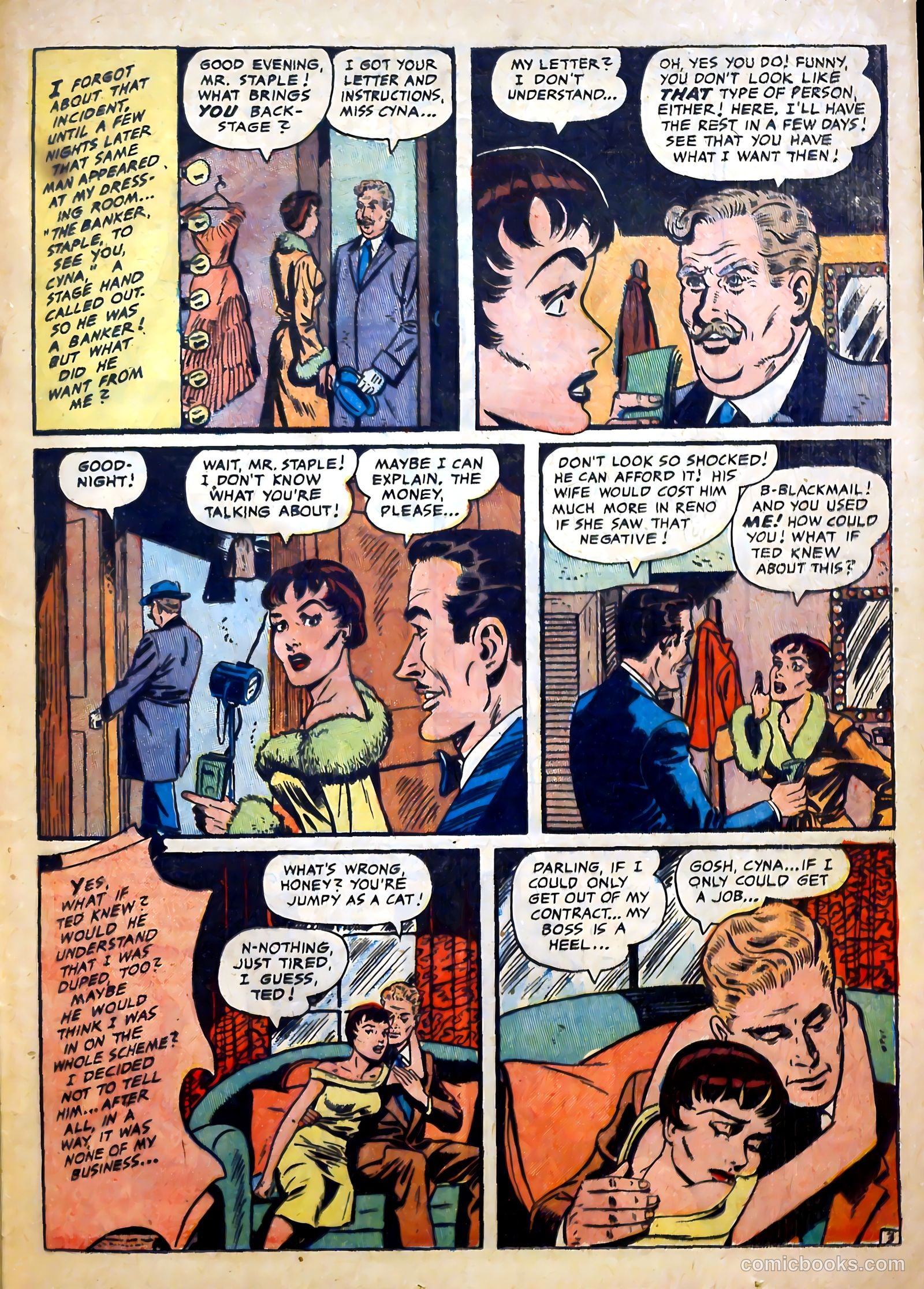 Bride's Secrets #3 (1954) — page 23 of 37