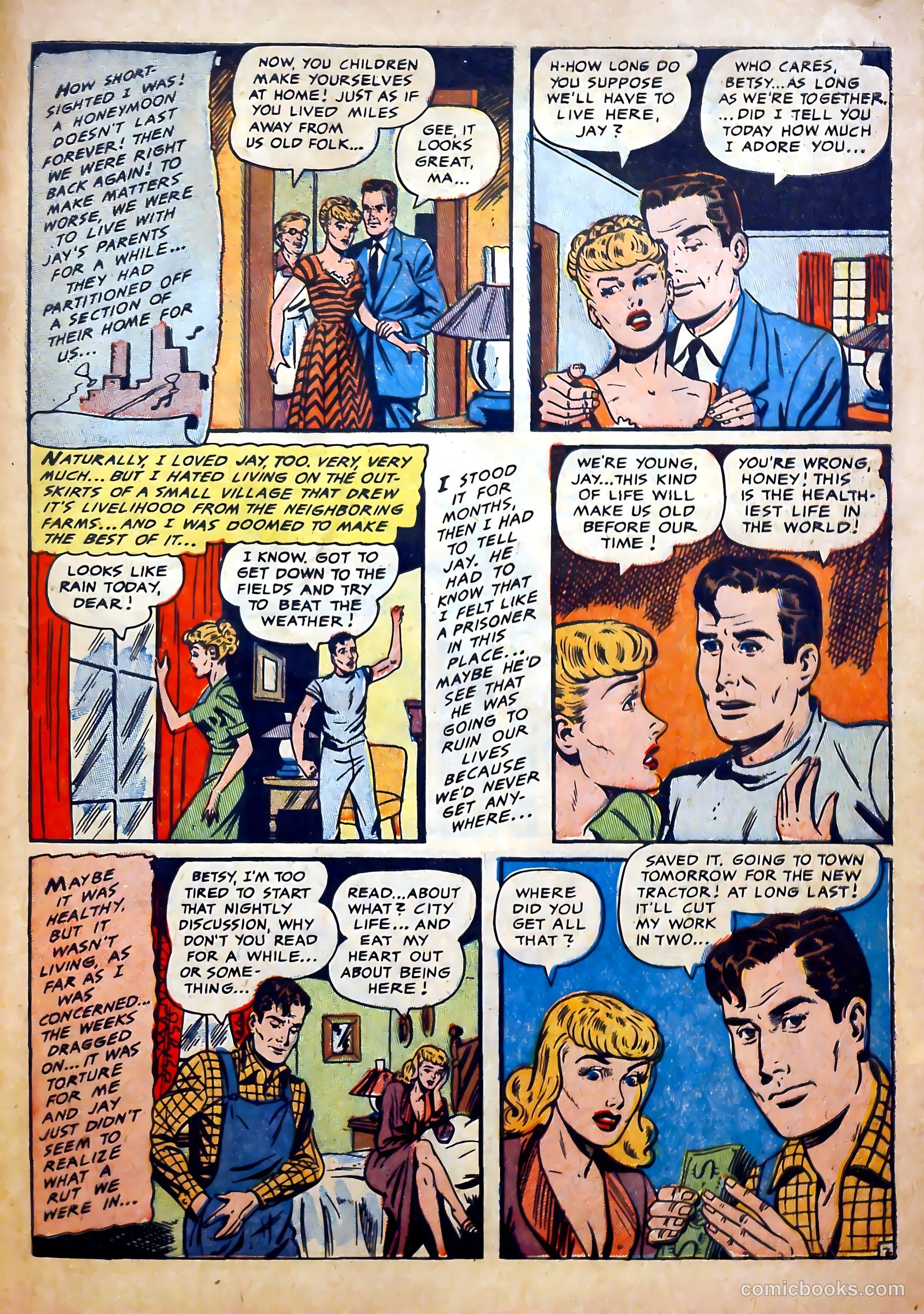 Bride's Secrets #3 (1954) — page 29 of 37