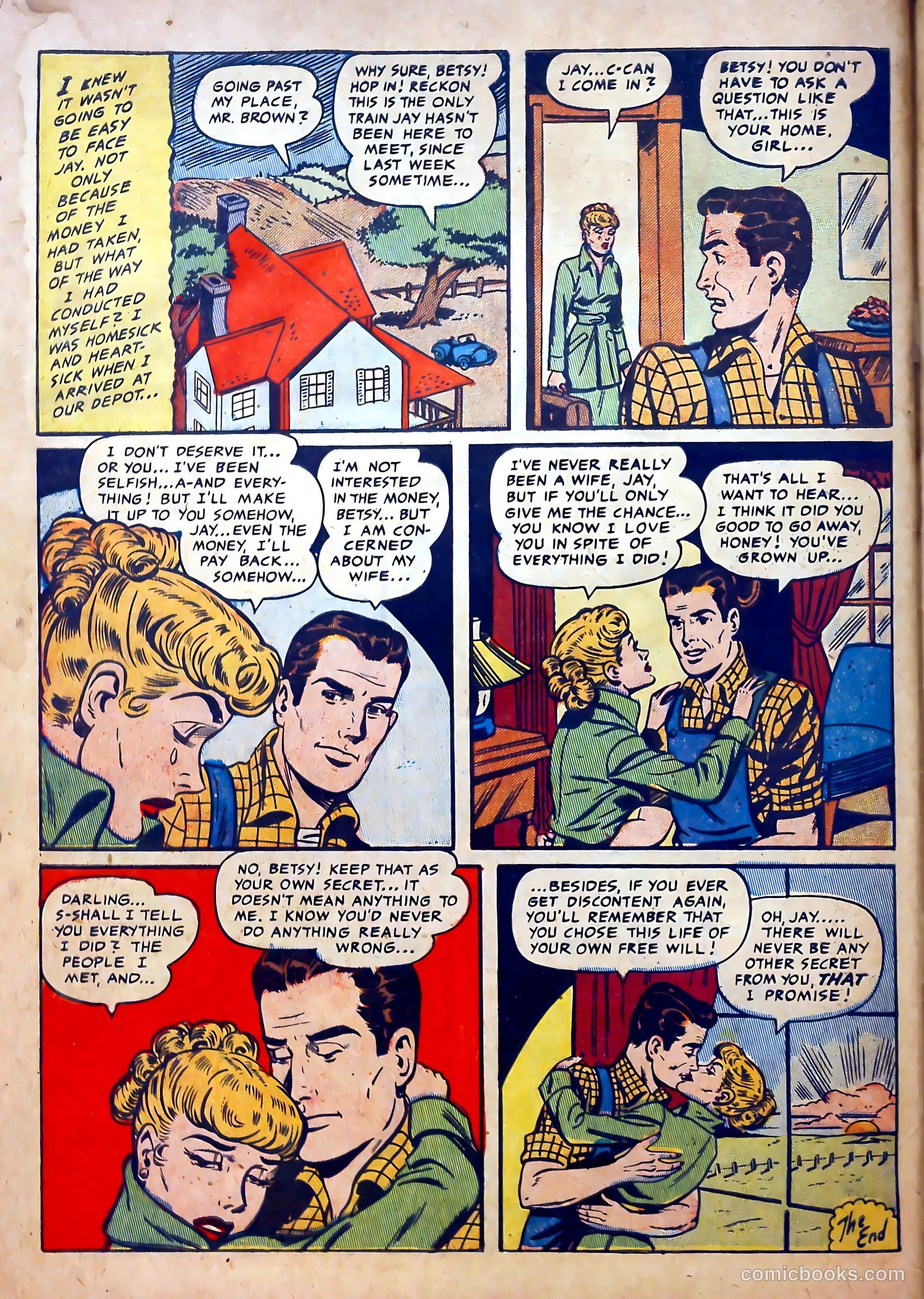 Bride's Secrets #3 (1954) — page 32 of 37