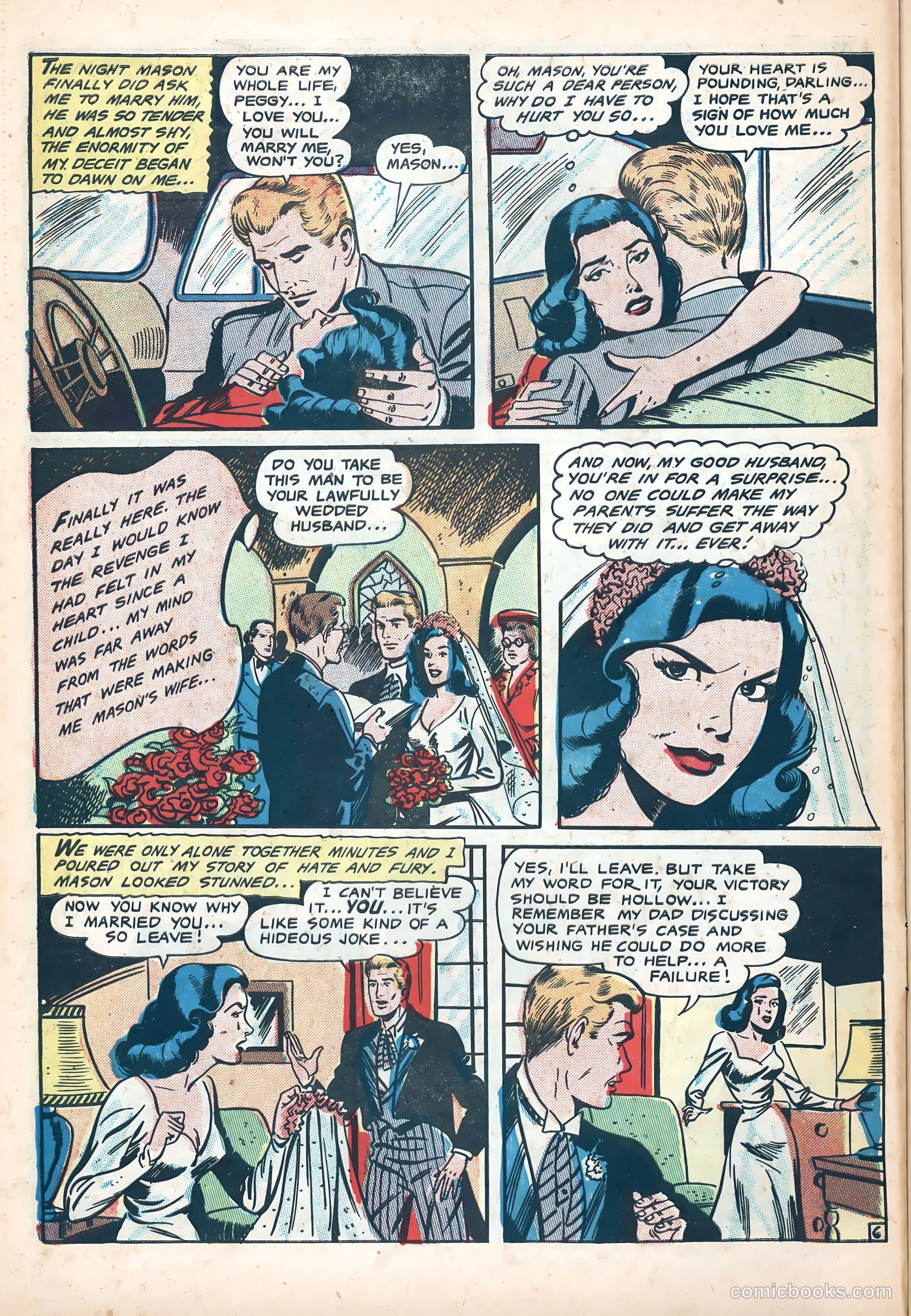 Bride's Secrets #4 (1954) — page 8 of 36