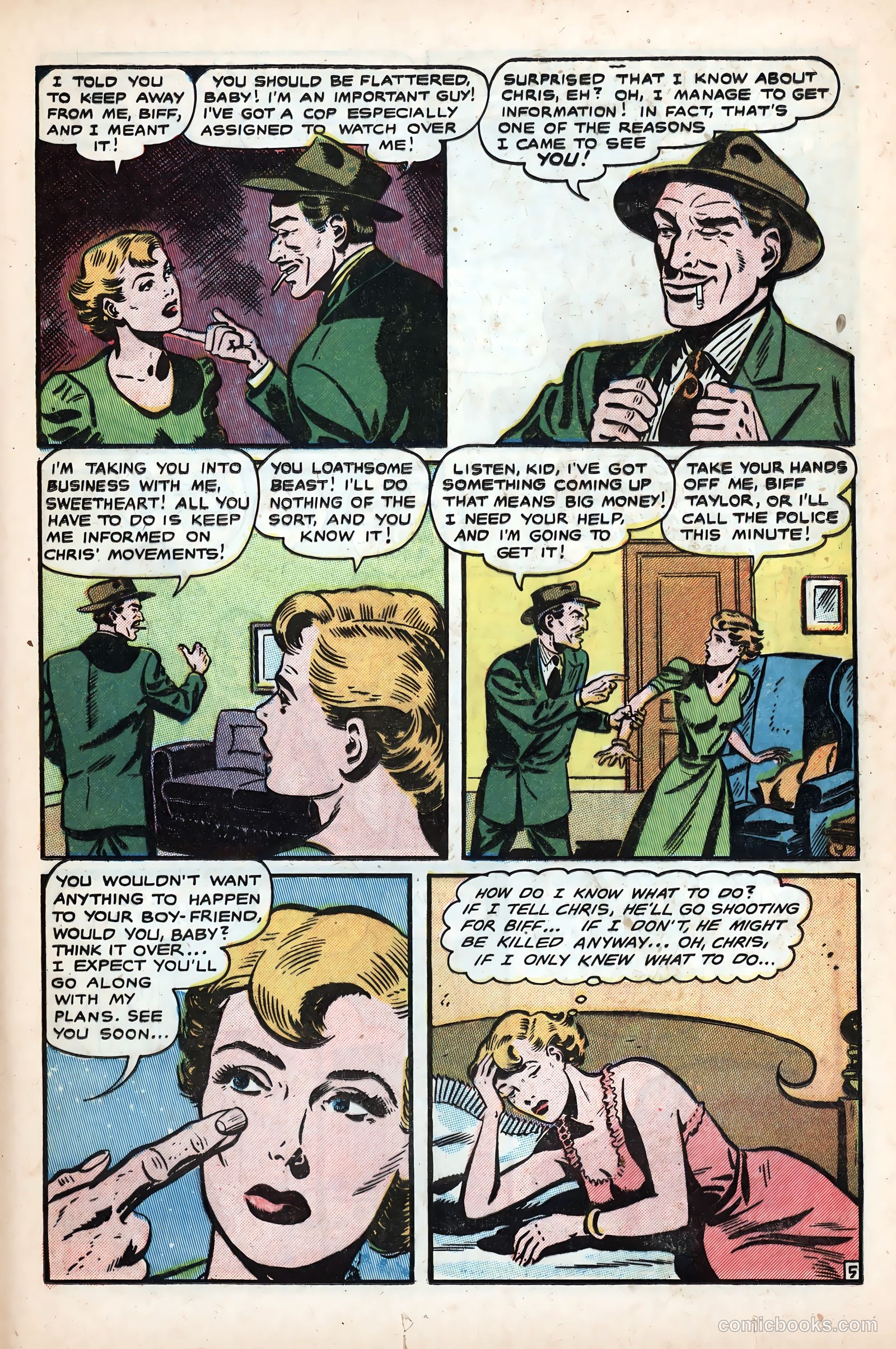 Bride's Secrets #4 (1954) — page 23 of 36