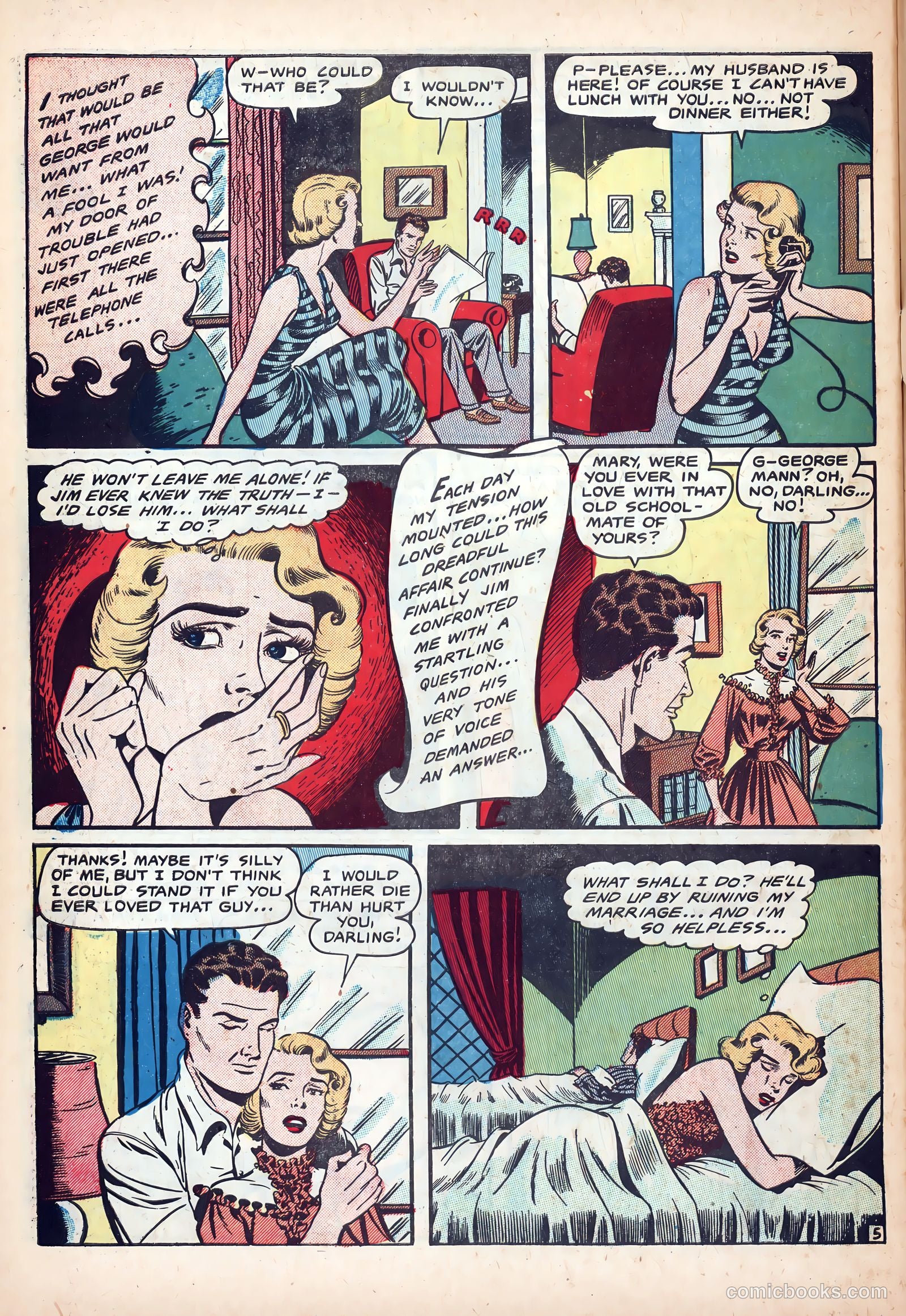 Bride's Secrets #4 (1954) — page 32 of 36