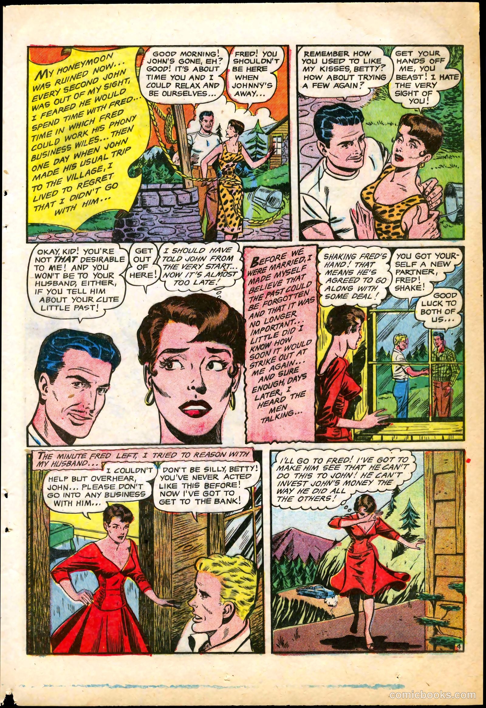 Bride's Secrets #6 (1955) — page 23 of 36