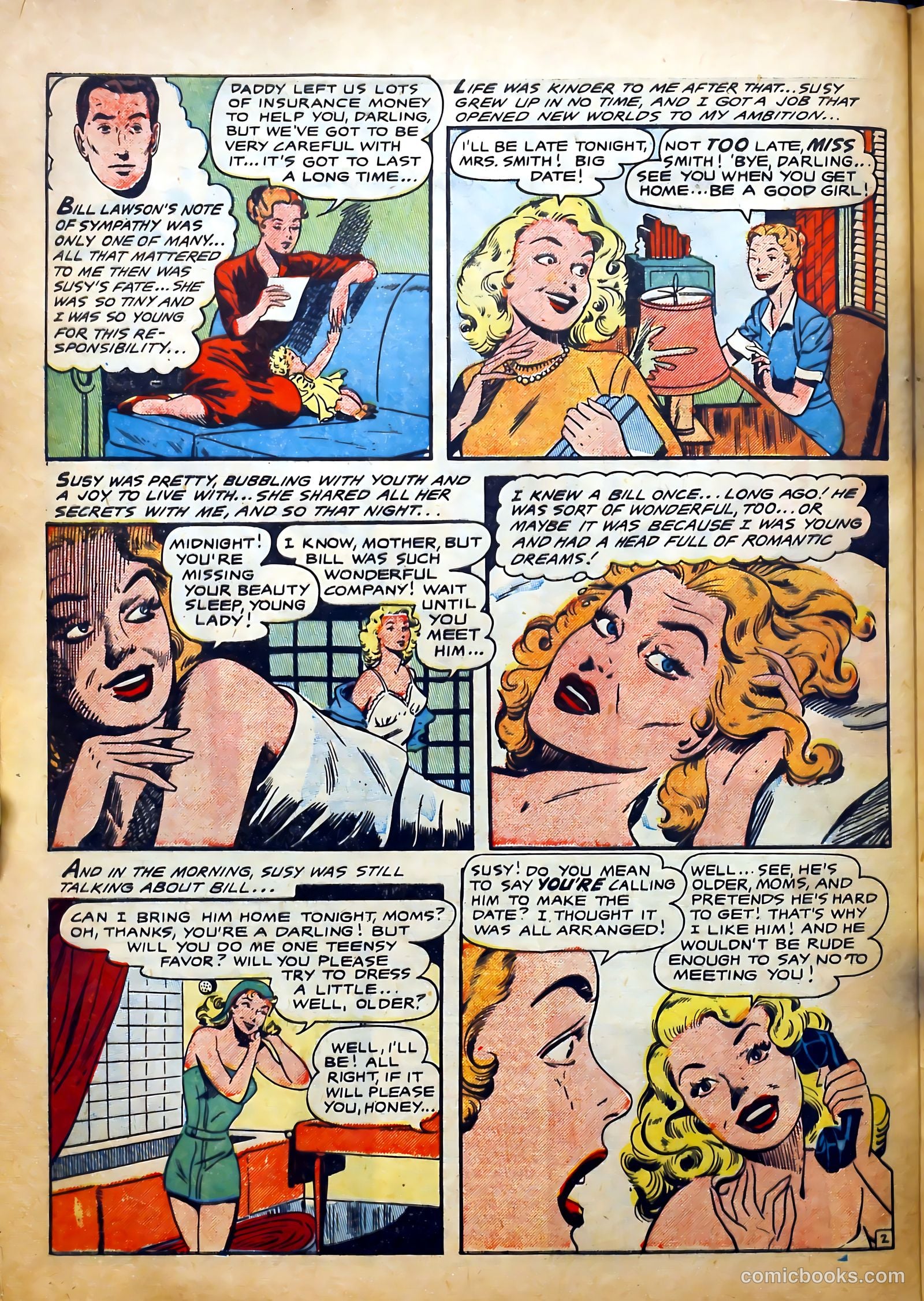 Bride's Secrets #7 (1955) — page 28 of 36