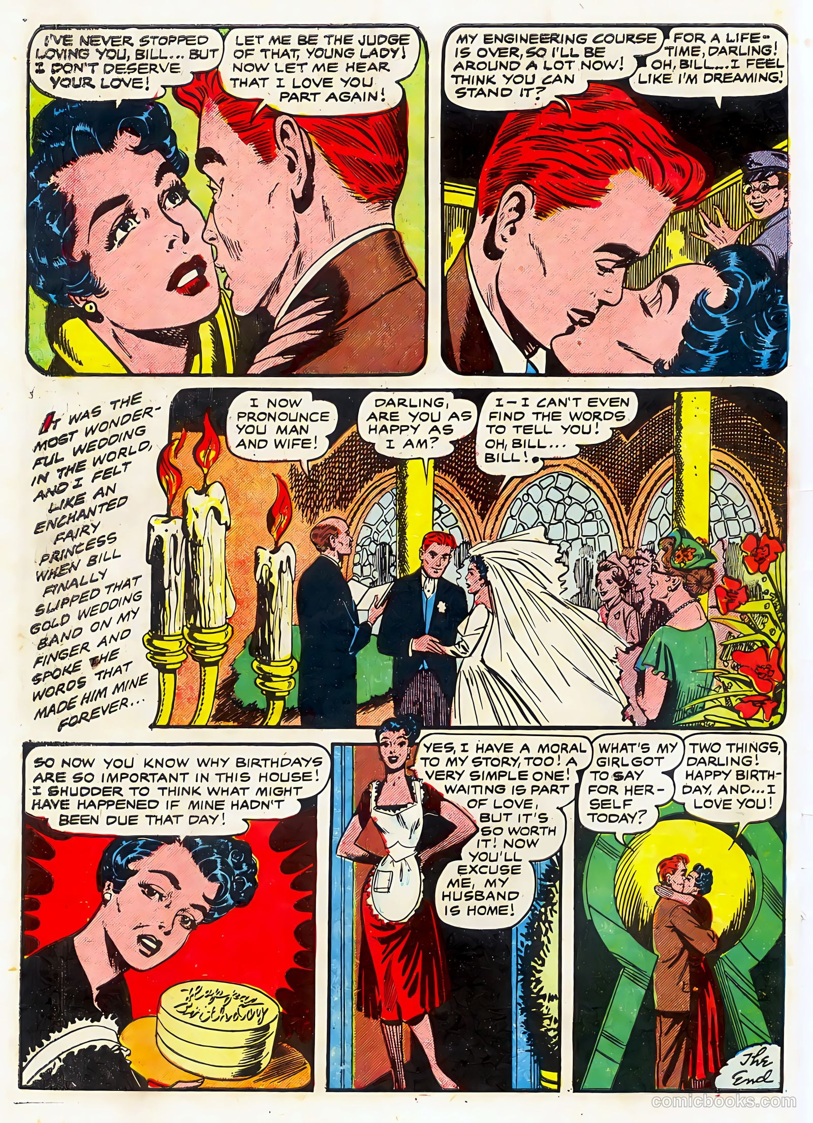 Bride's Secrets #9 (1955) — page 34 of 36
