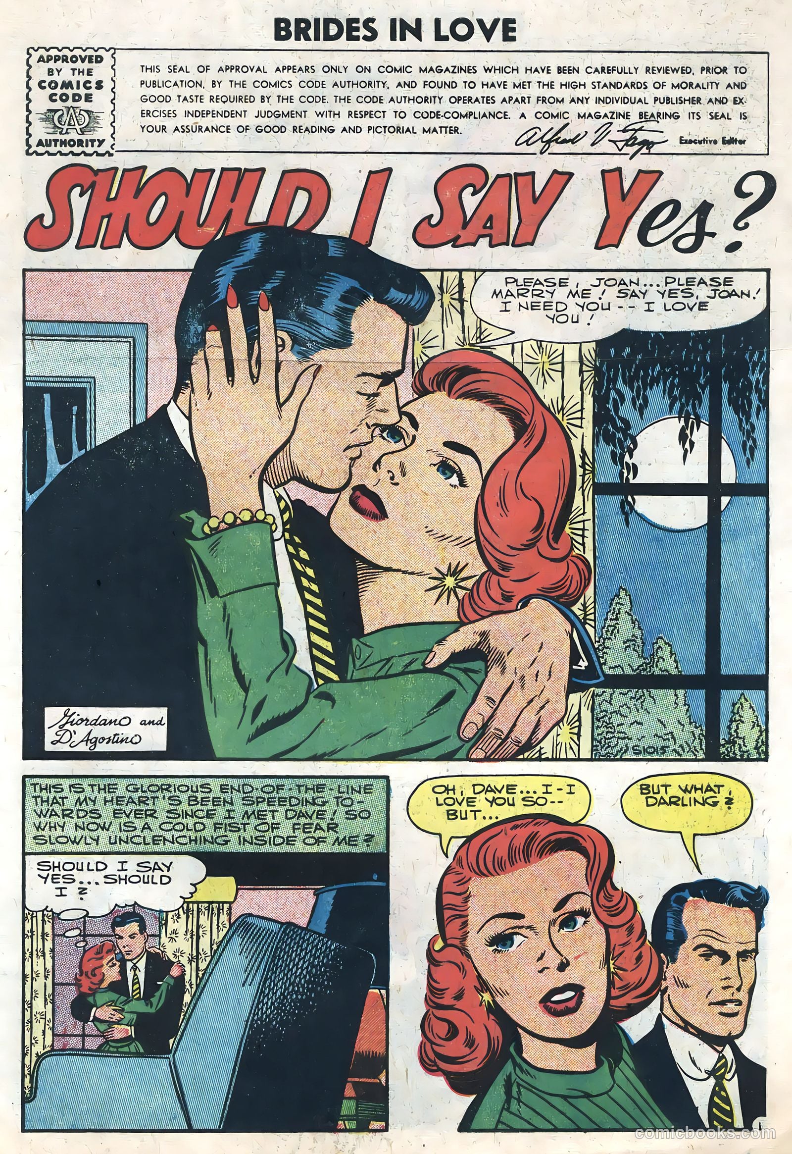 Brides in Love #1 (1956) — page 3 of 36