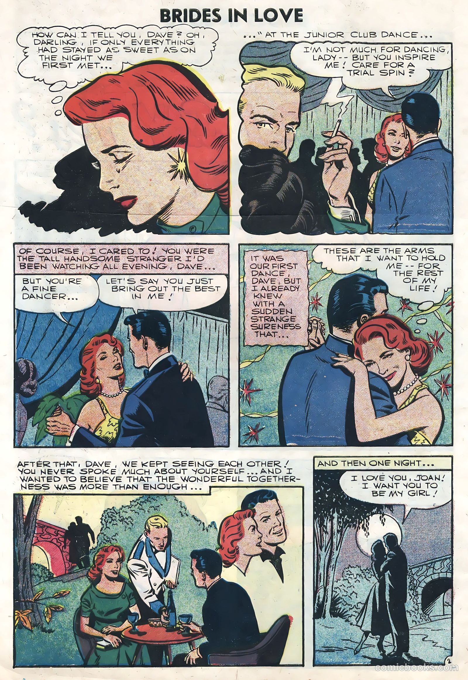 Brides in Love #1 (1956) — page 4 of 36