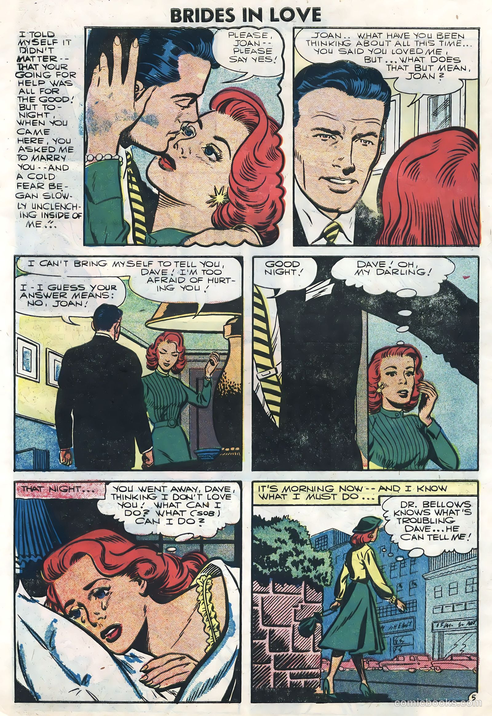Brides in Love #1 (1956) — page 8 of 36