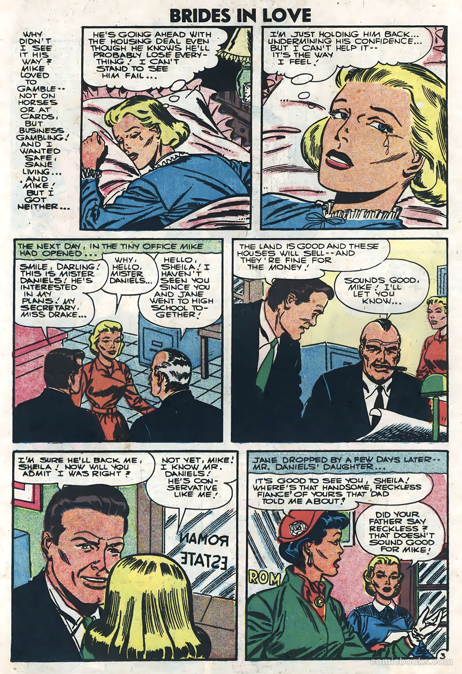 Brides in Love #1 (1956) — page 14 of 36