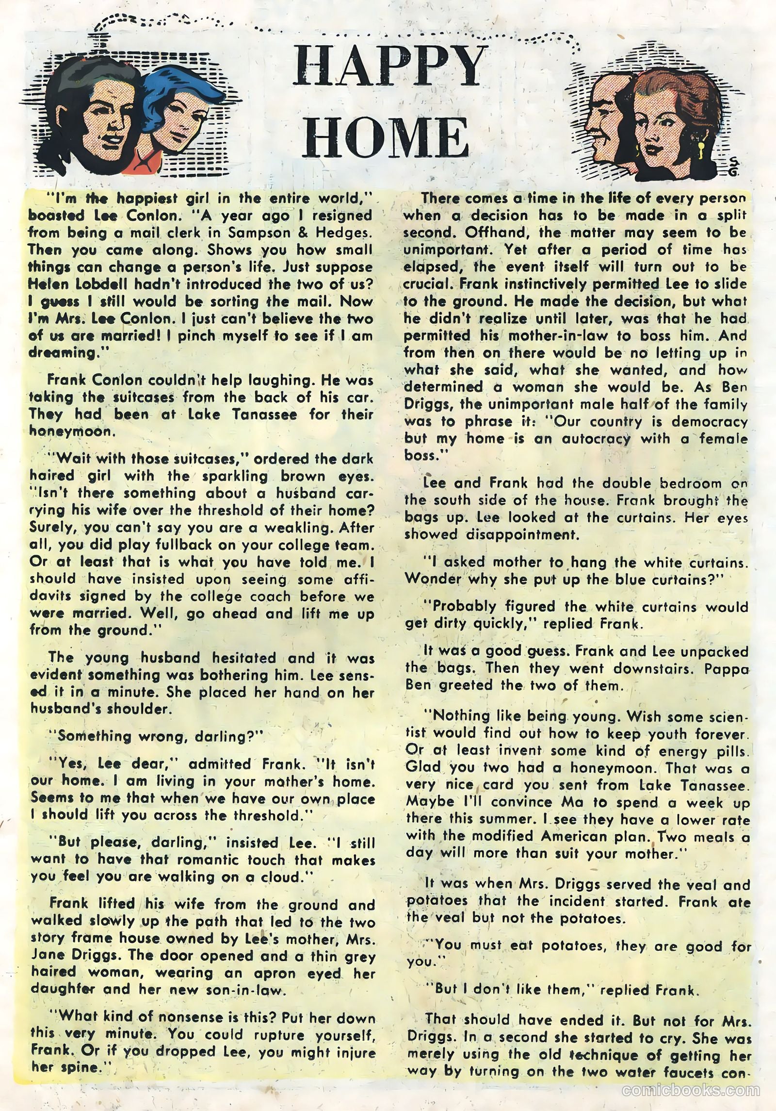 Brides in Love #1 (1956) — page 18 of 36