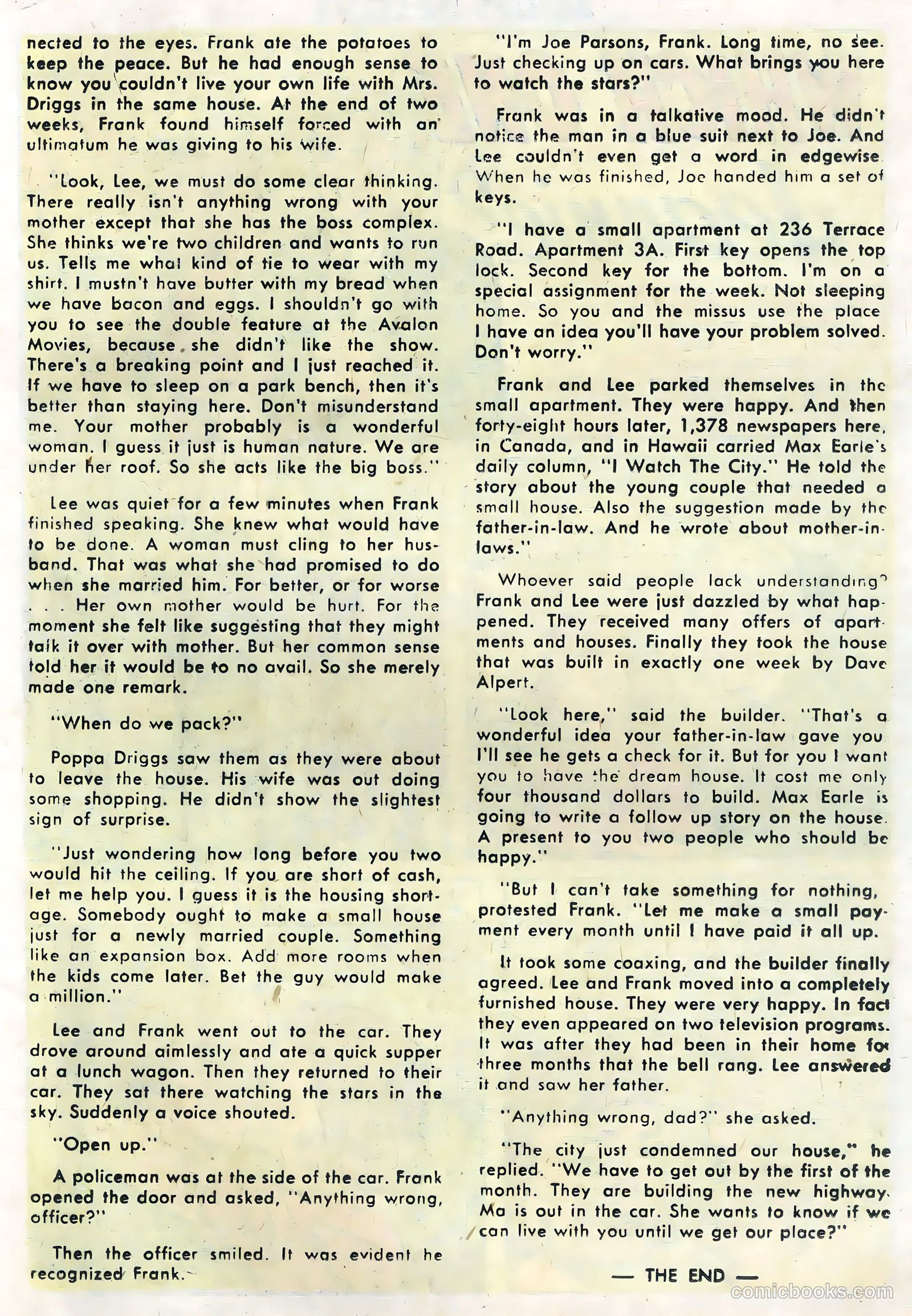 Brides in Love #1 (1956) — page 19 of 36