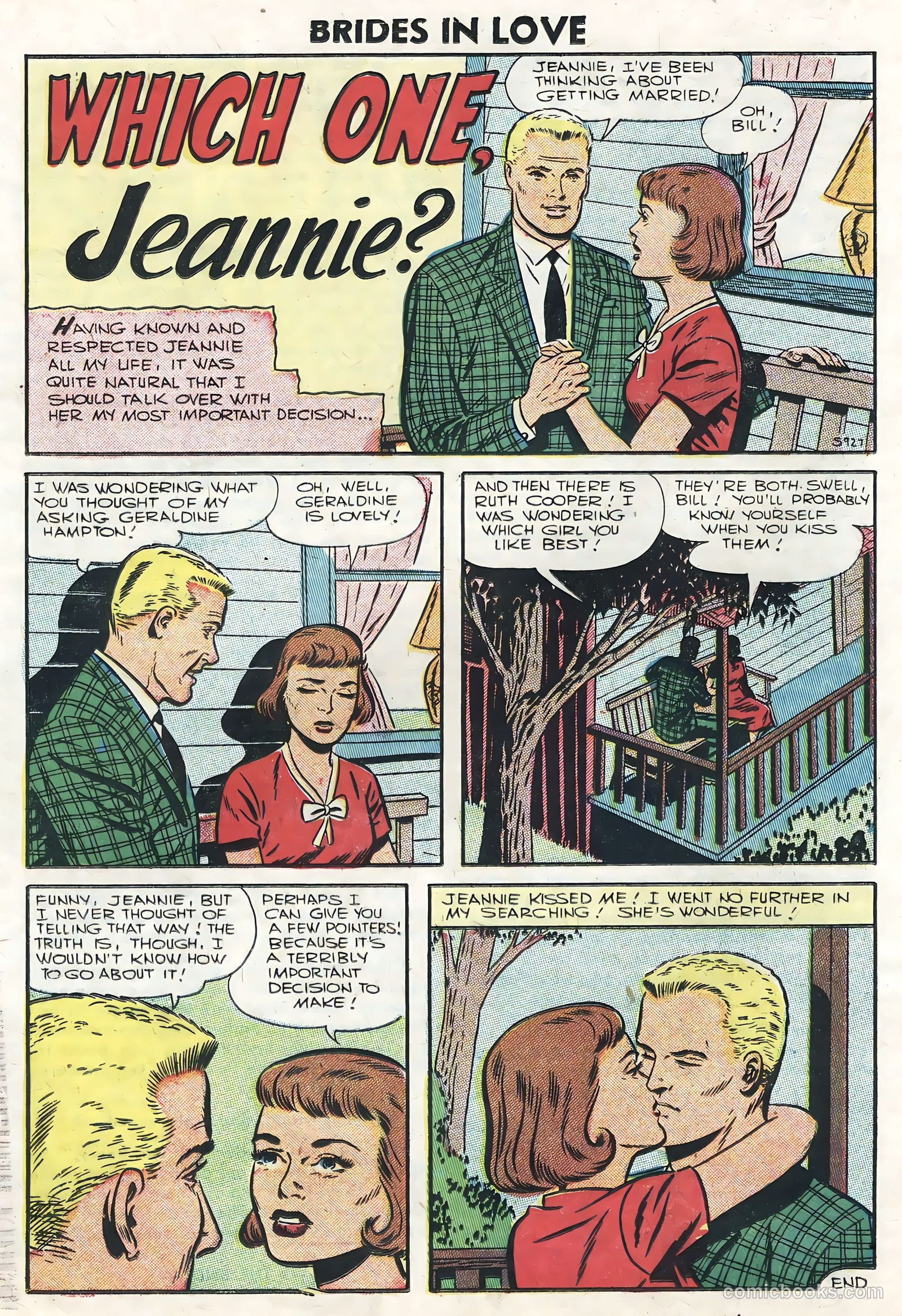 Brides in Love #1 (1956) — page 20 of 36