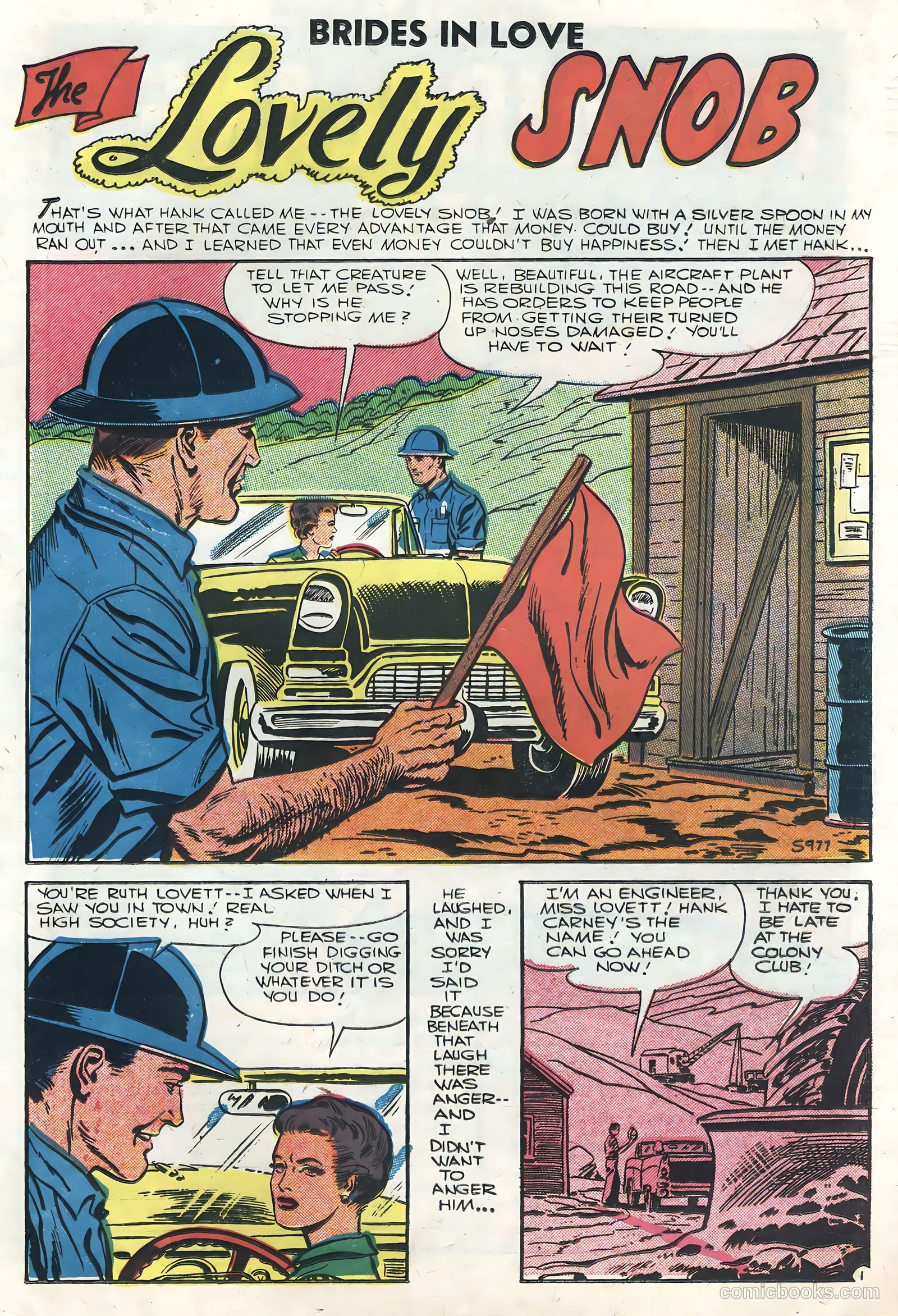Brides in Love #1 (1956) — page 21 of 36