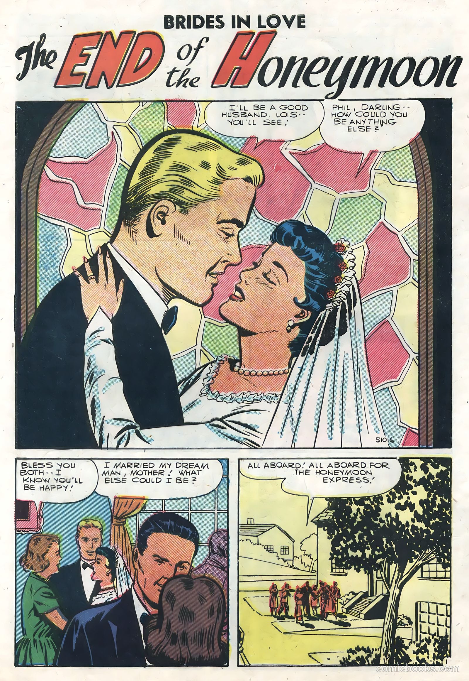 Brides in Love #1 (1956) — page 28 of 36