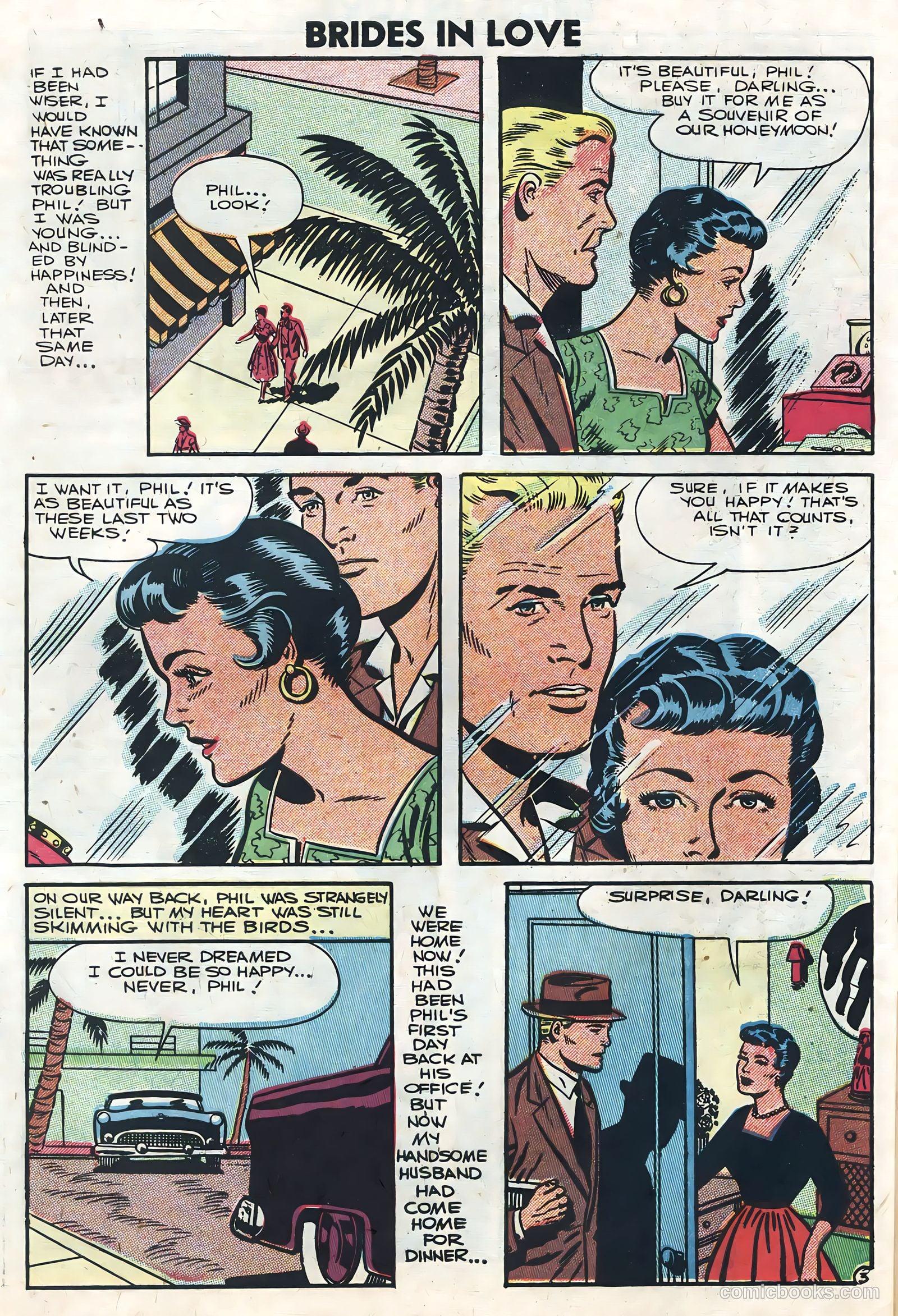 Brides in Love #1 (1956) — page 30 of 36