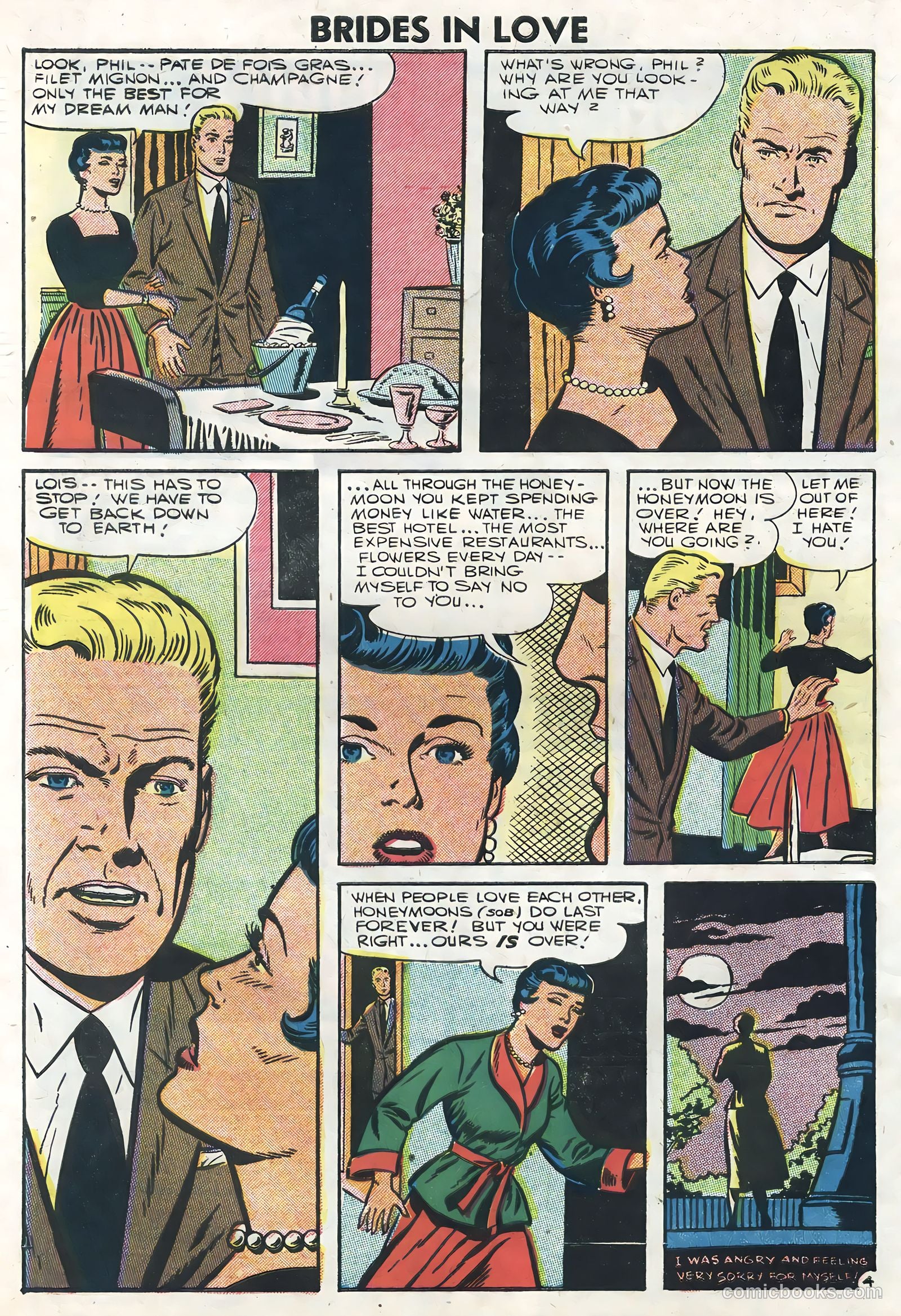 Brides in Love #1 (1956) — page 32 of 36