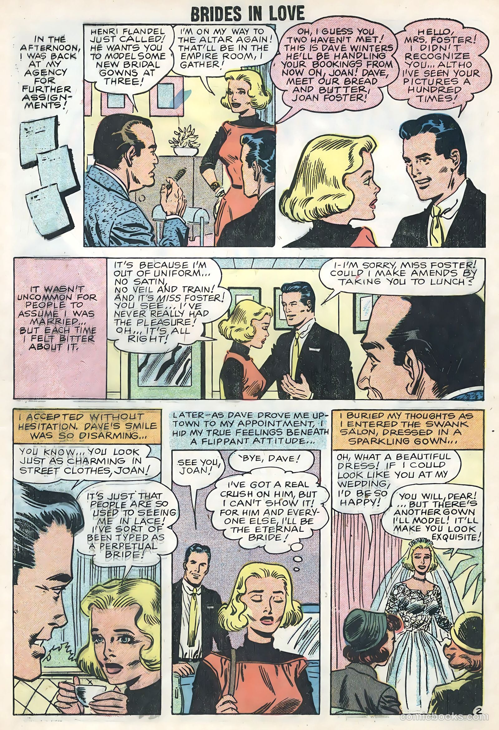 Brides in Love #10 (1958) — page 4 of 36