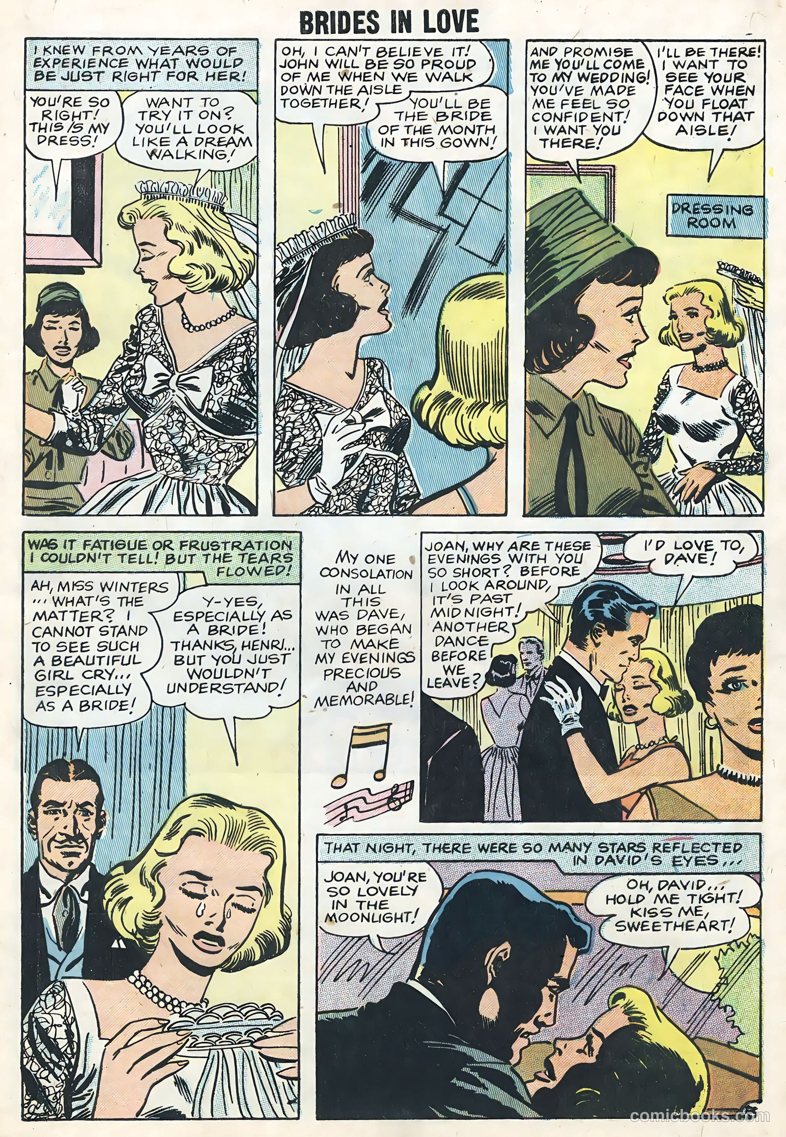 Brides in Love #10 (1958) — page 5 of 36