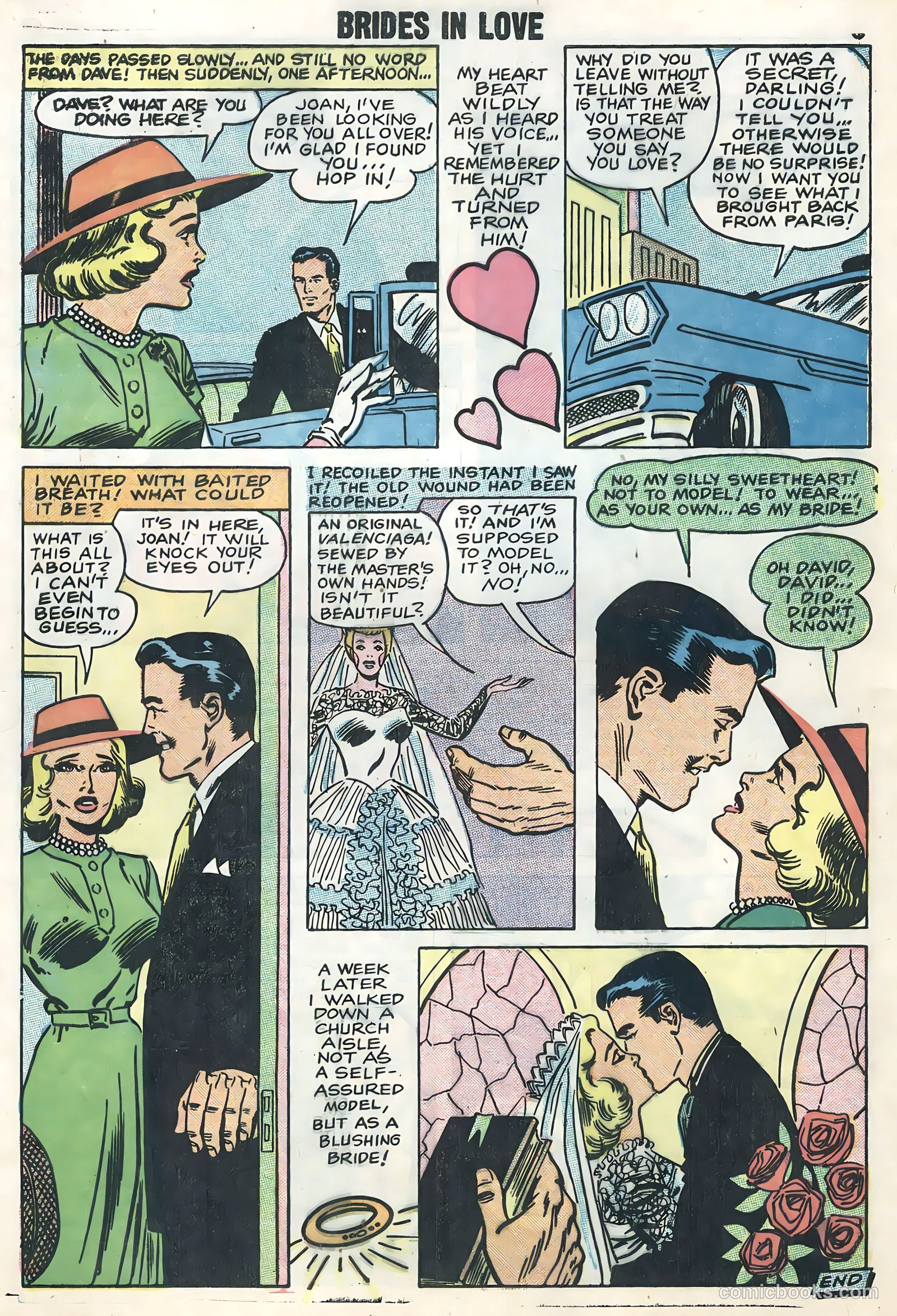 Brides in Love #10 (1958) — page 8 of 36