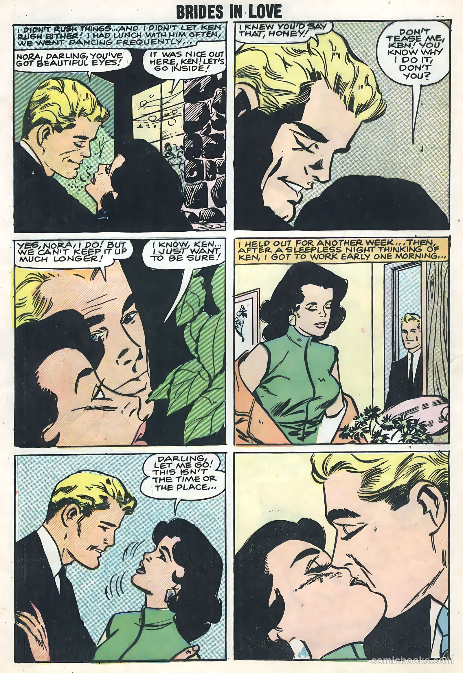 Brides in Love #10 (1958) — page 12 of 36