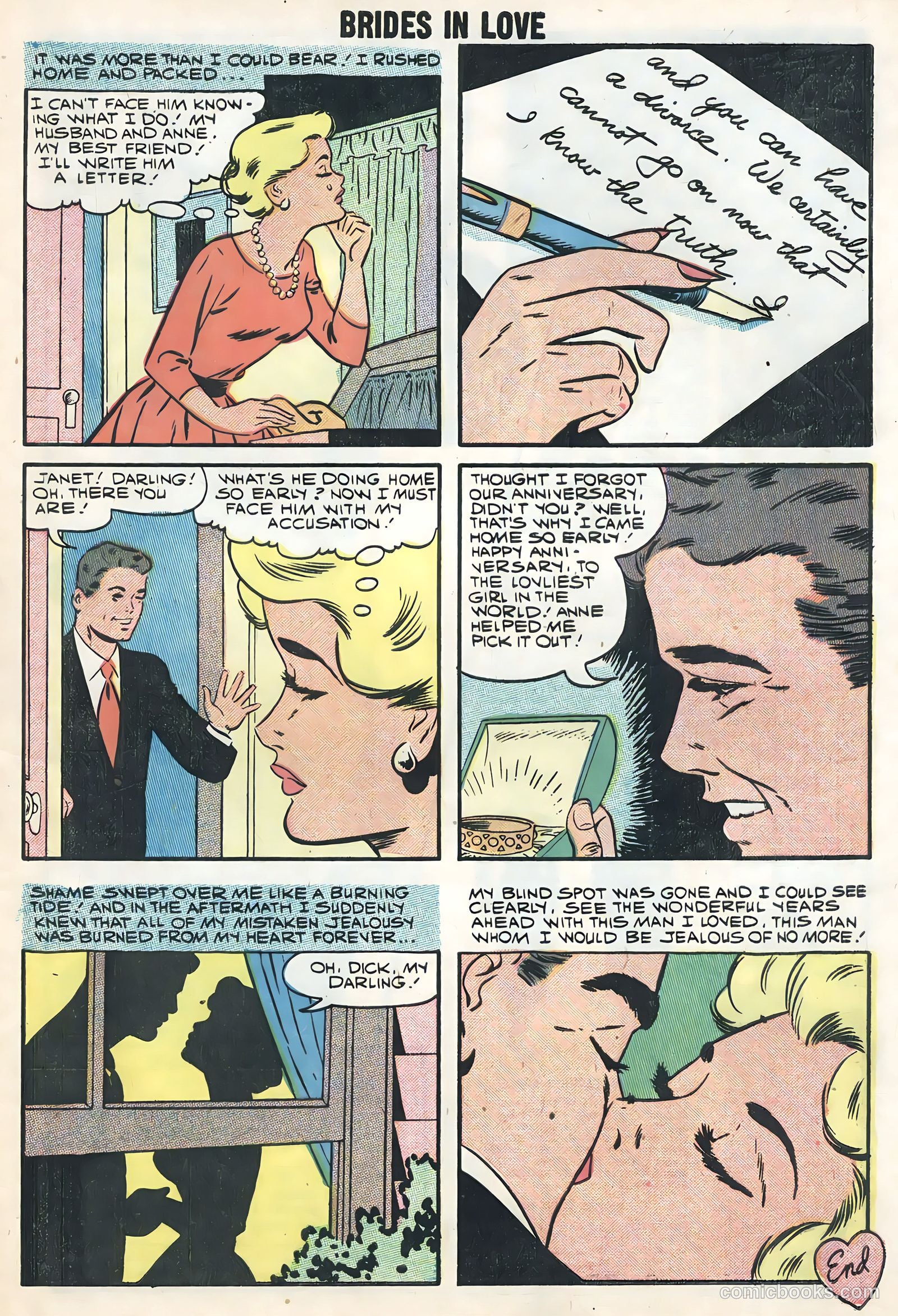 Brides in Love #10 (1958) — page 33 of 36