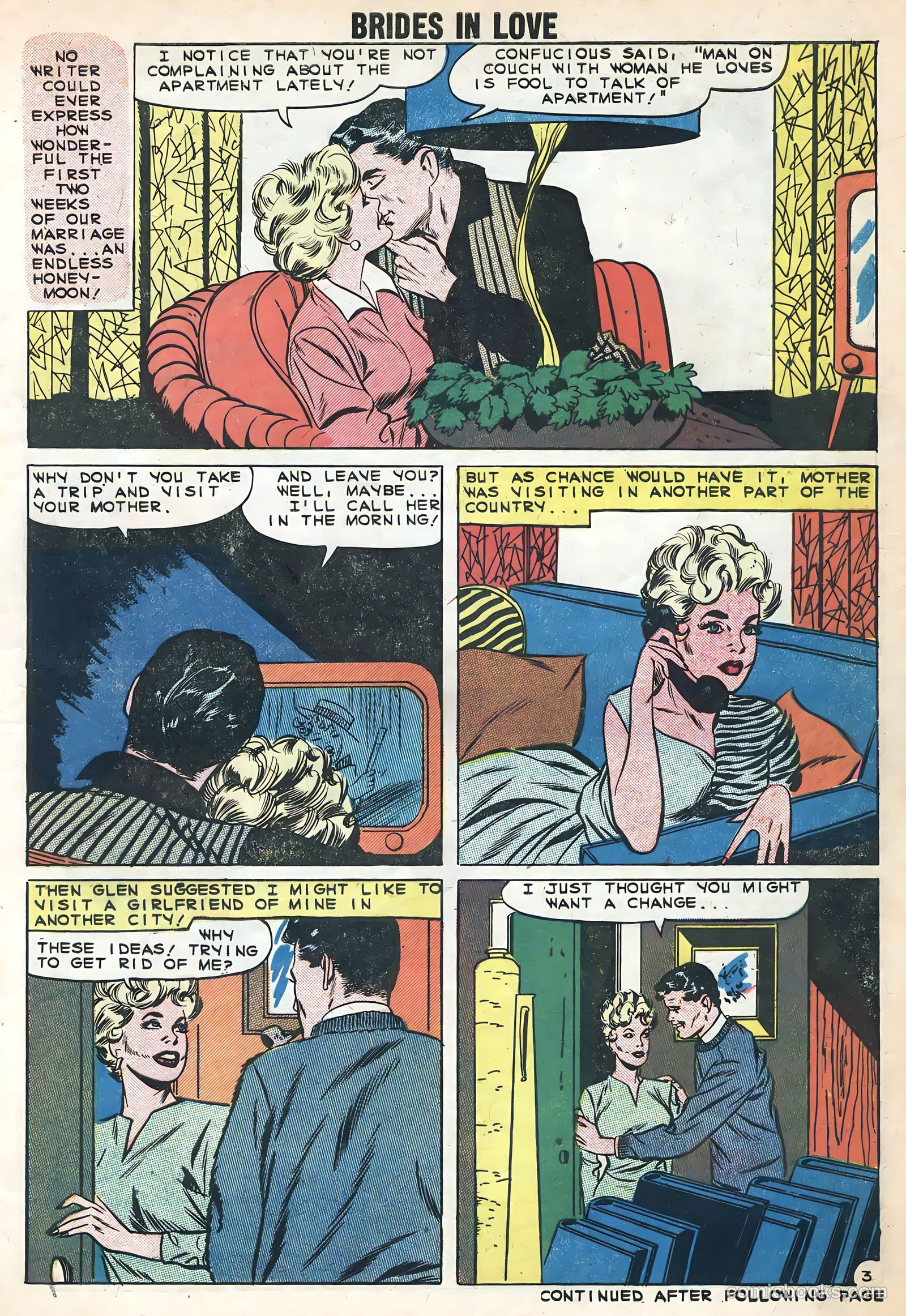 Brides in Love #13 (1959) — page 5 of 36