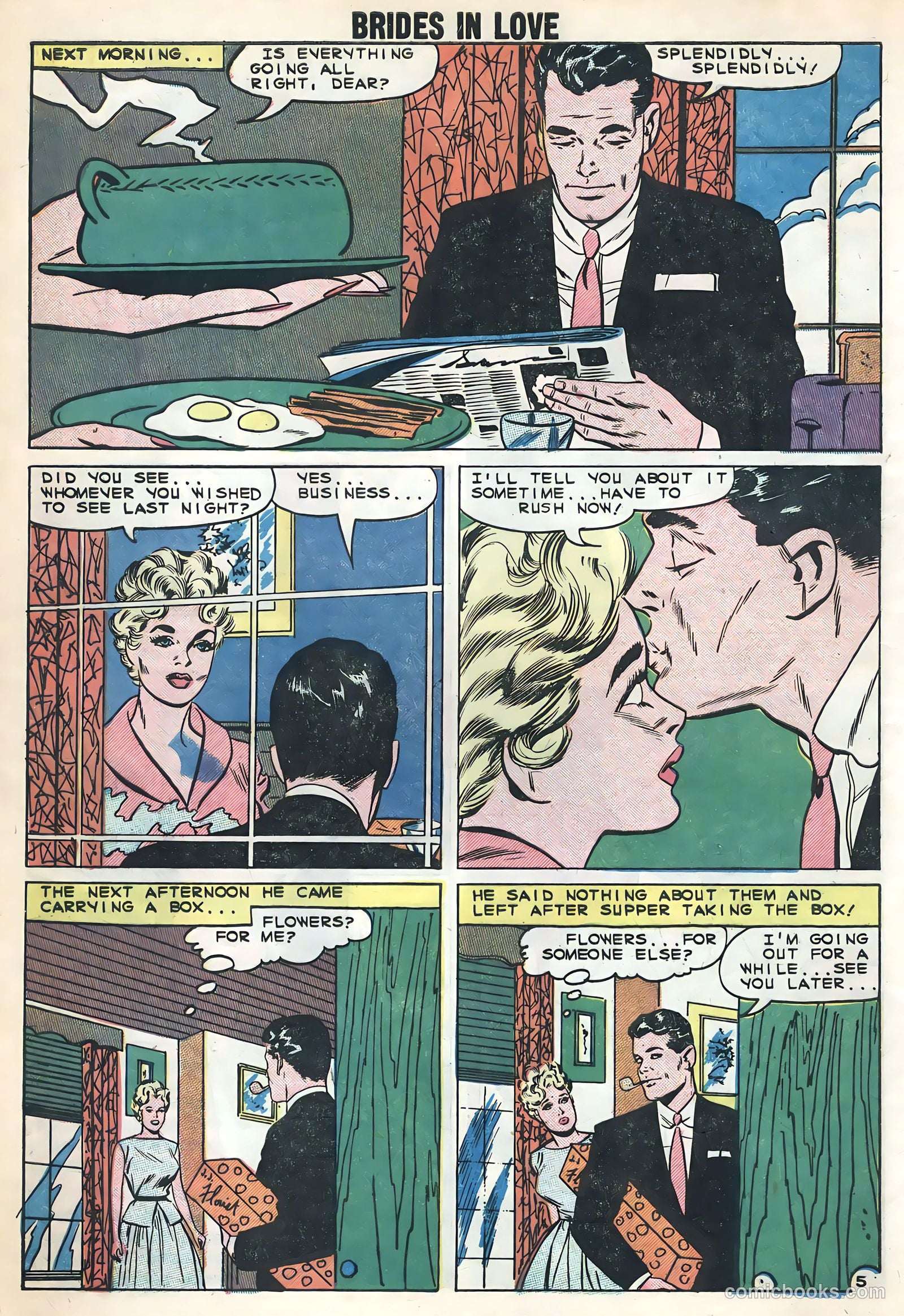 Brides in Love #13 (1959) — page 8 of 36
