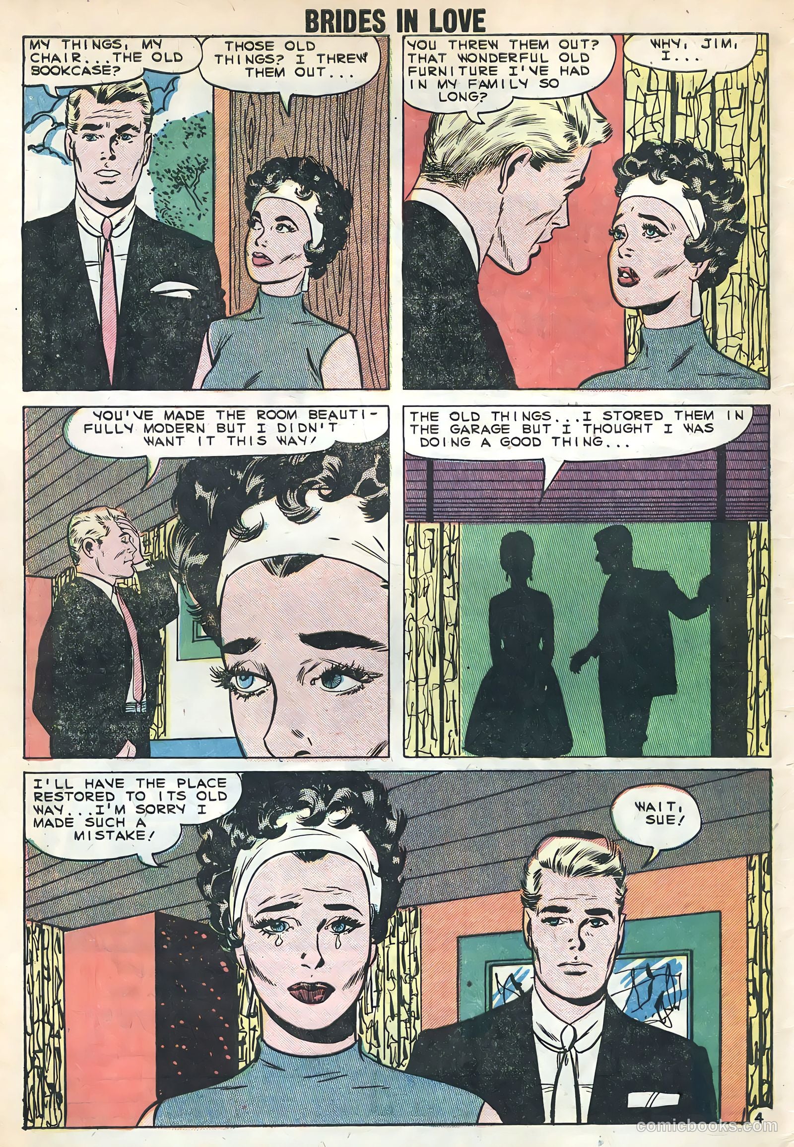 Brides in Love #13 (1959) — page 32 of 36