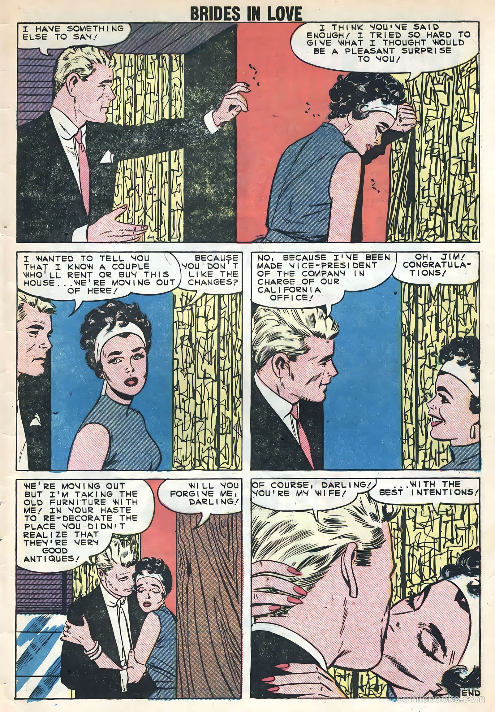 Brides in Love #13 (1959) — page 33 of 36