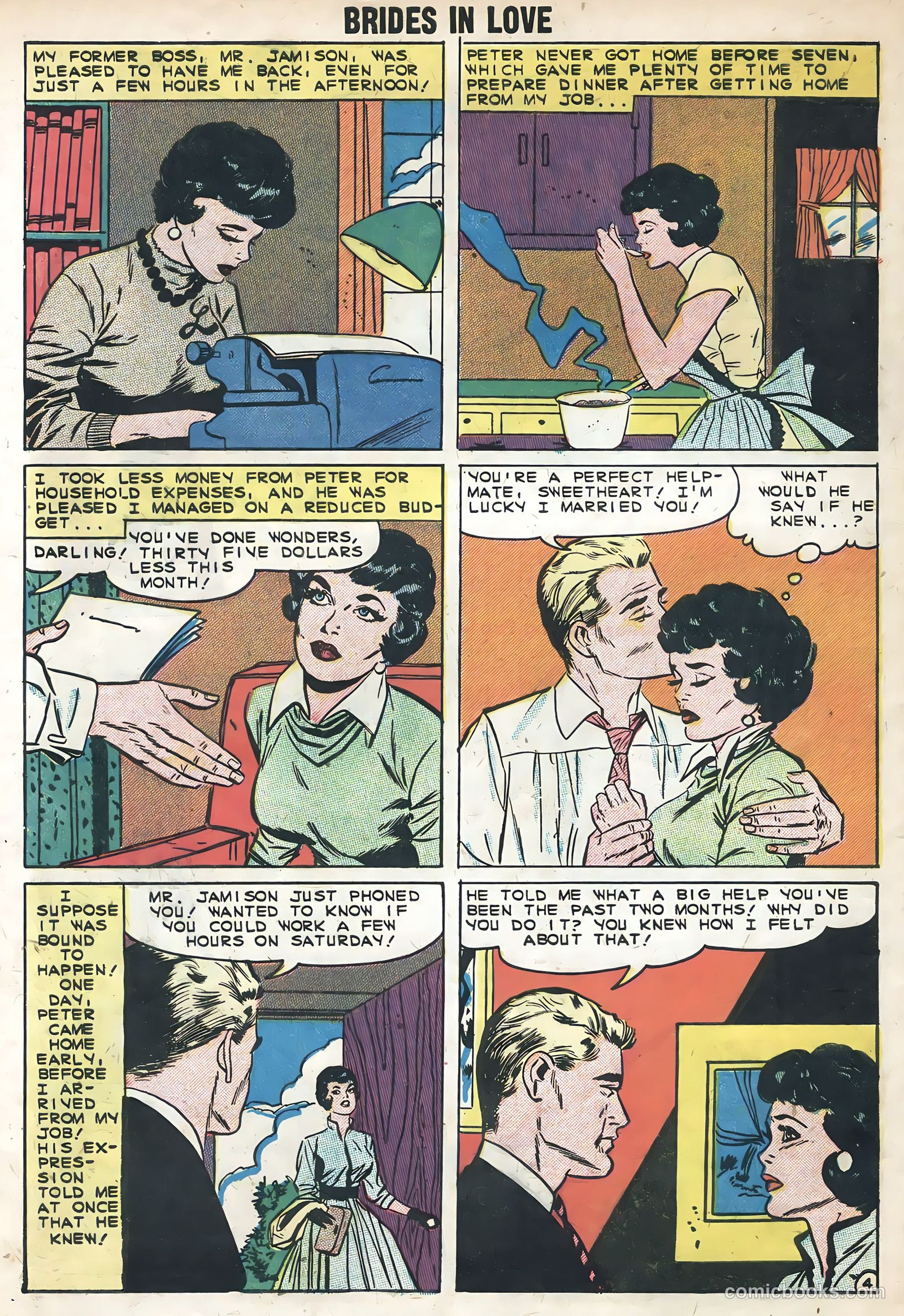 Brides in Love #14 (1959) — page 32 of 36