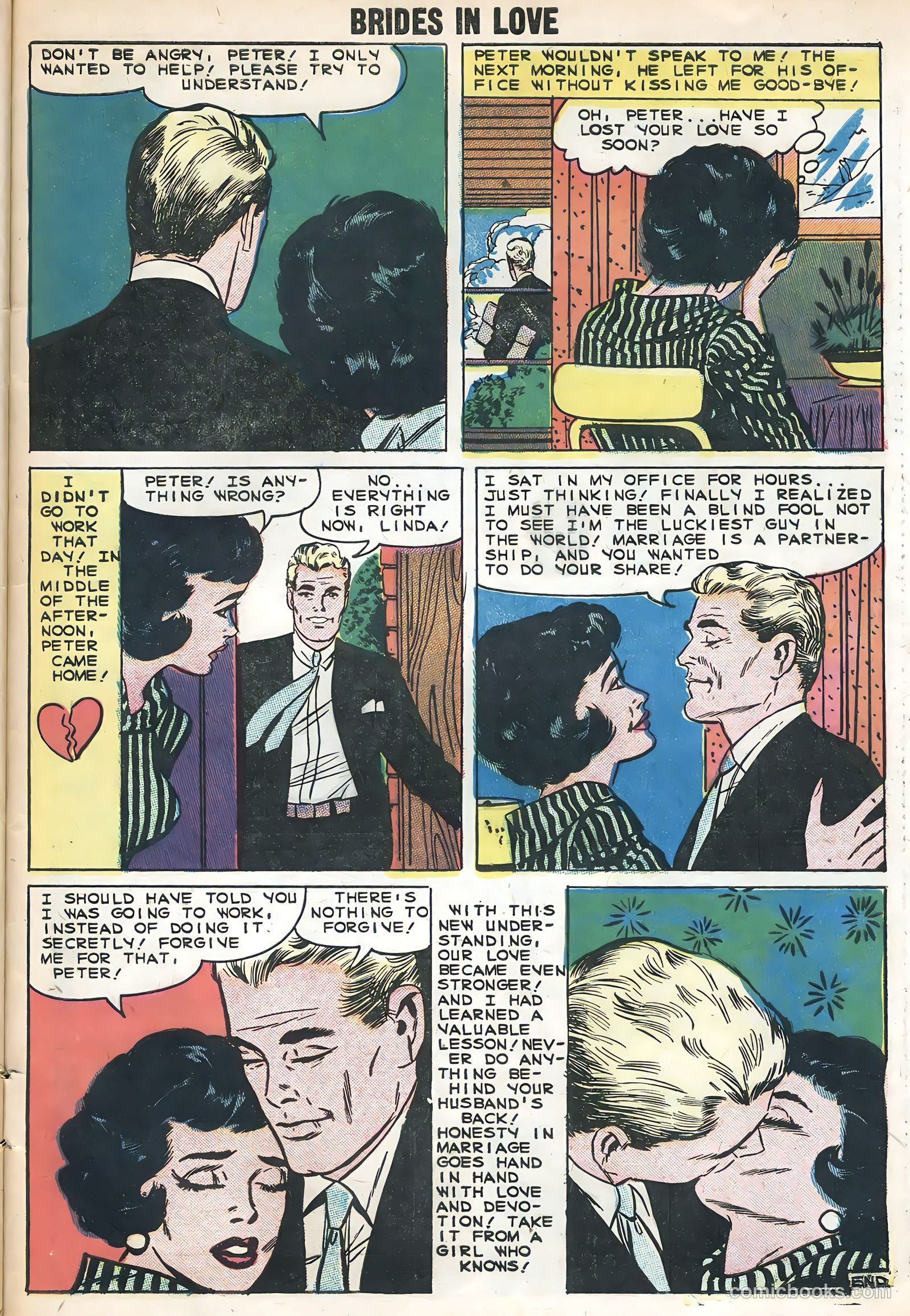 Brides in Love #14 (1959) — page 33 of 36