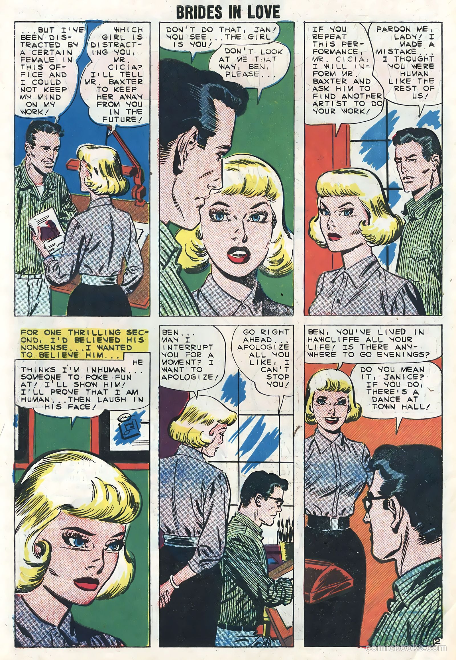 Brides in Love #15 (1959) — page 10 of 36