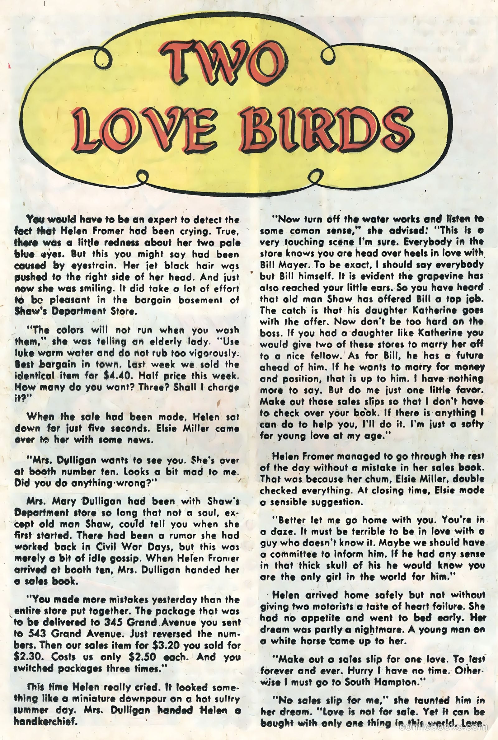 Brides in Love #15 (1959) — page 20 of 36
