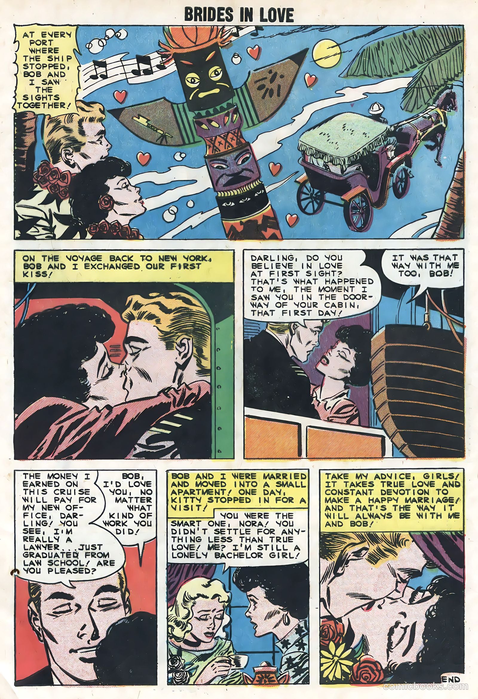 Brides in Love #15 (1959) — page 33 of 36