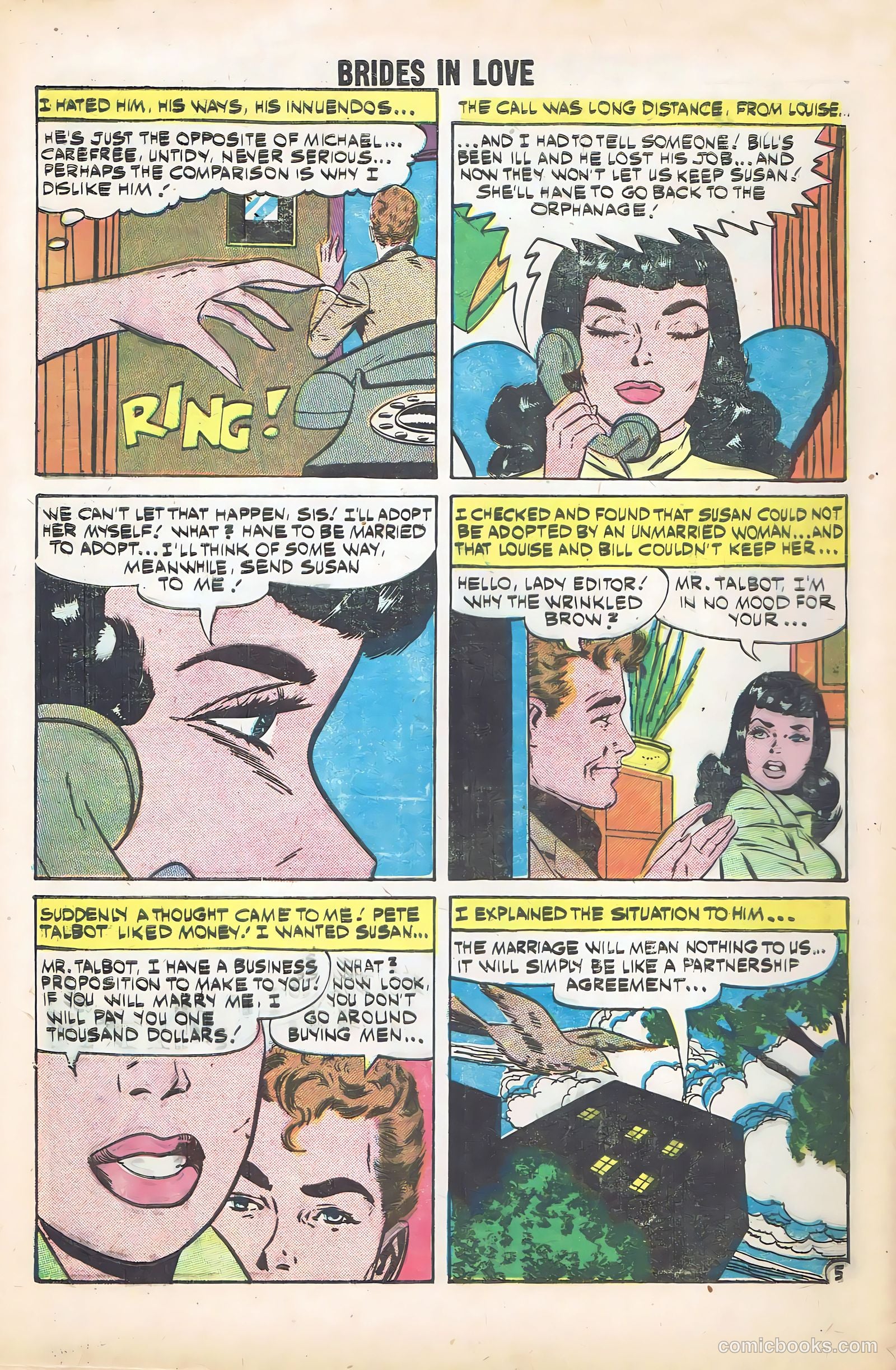 Brides in Love #16 (1960) — page 8 of 36