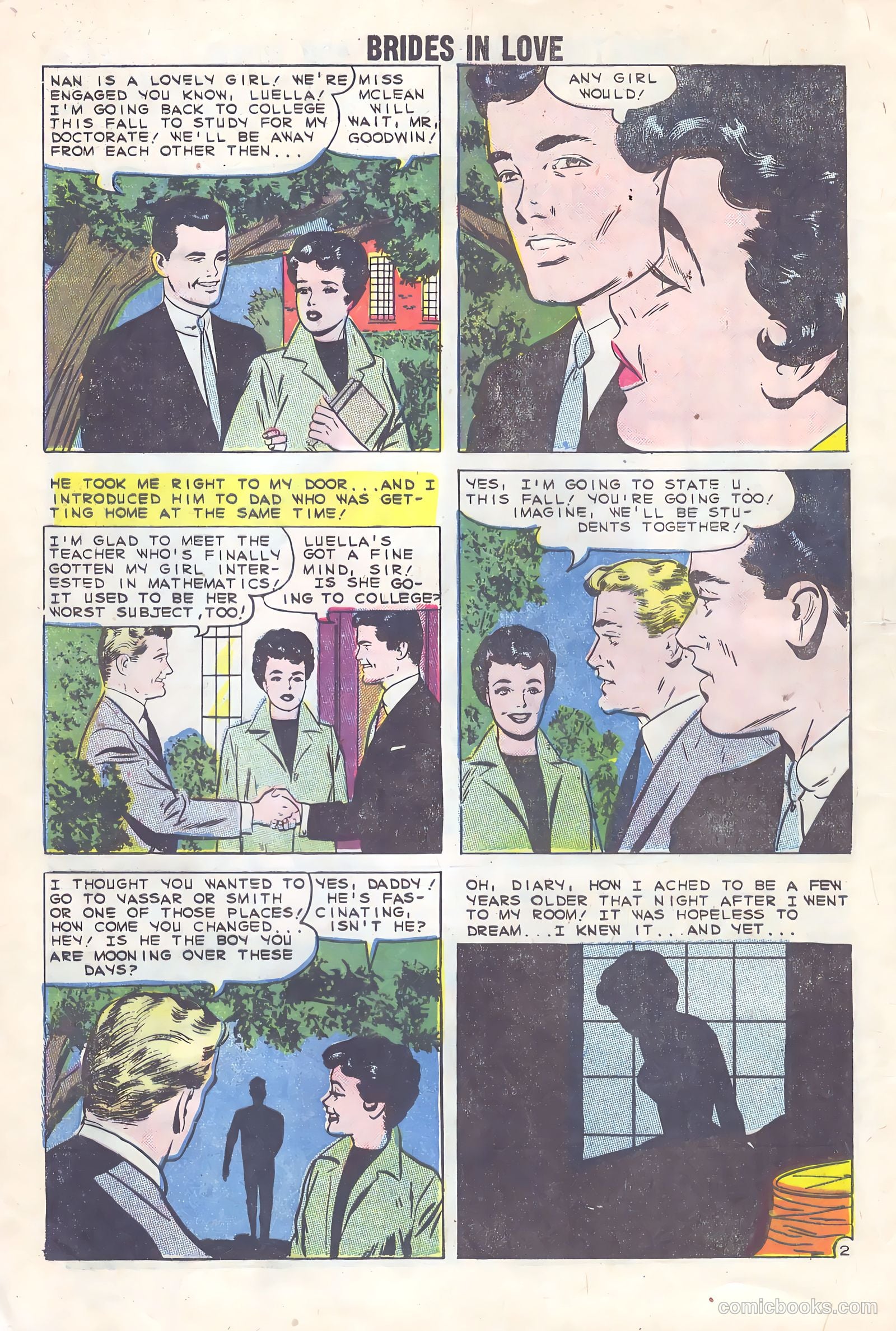 Brides in Love #18 (1960) — page 4 of 36