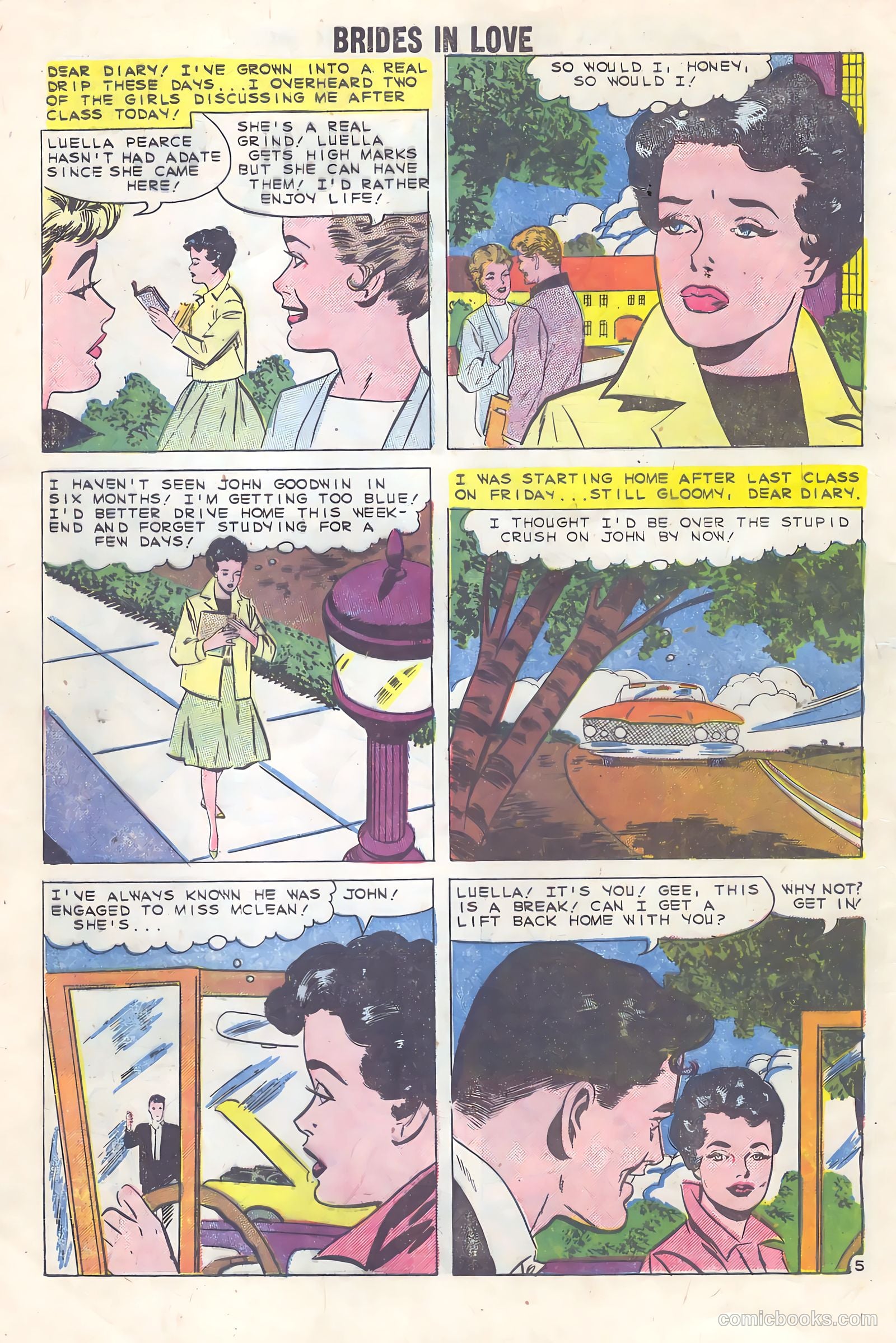 Brides in Love #18 (1960) — page 8 of 36