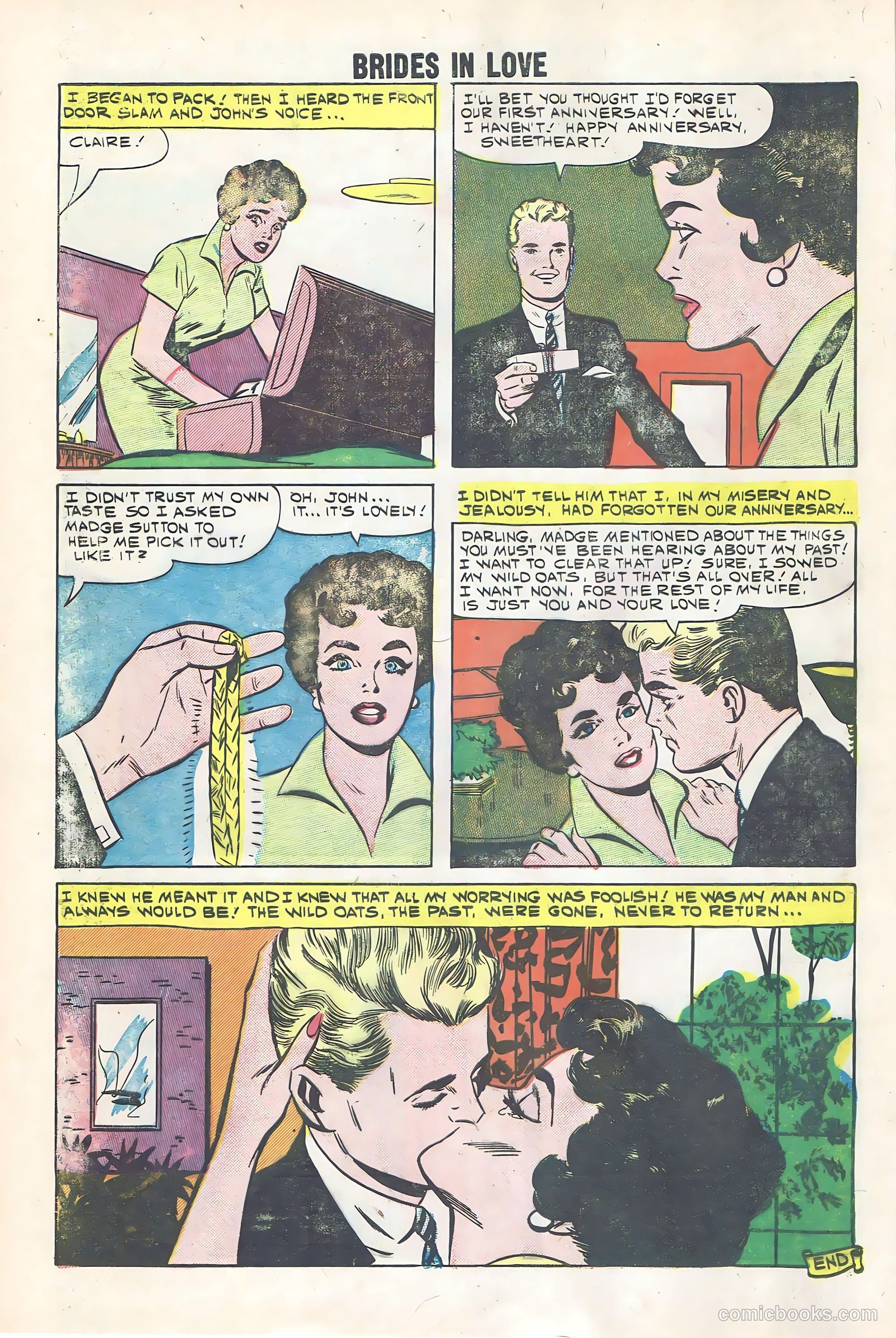 Brides in Love #19 (1960) — page 8 of 36
