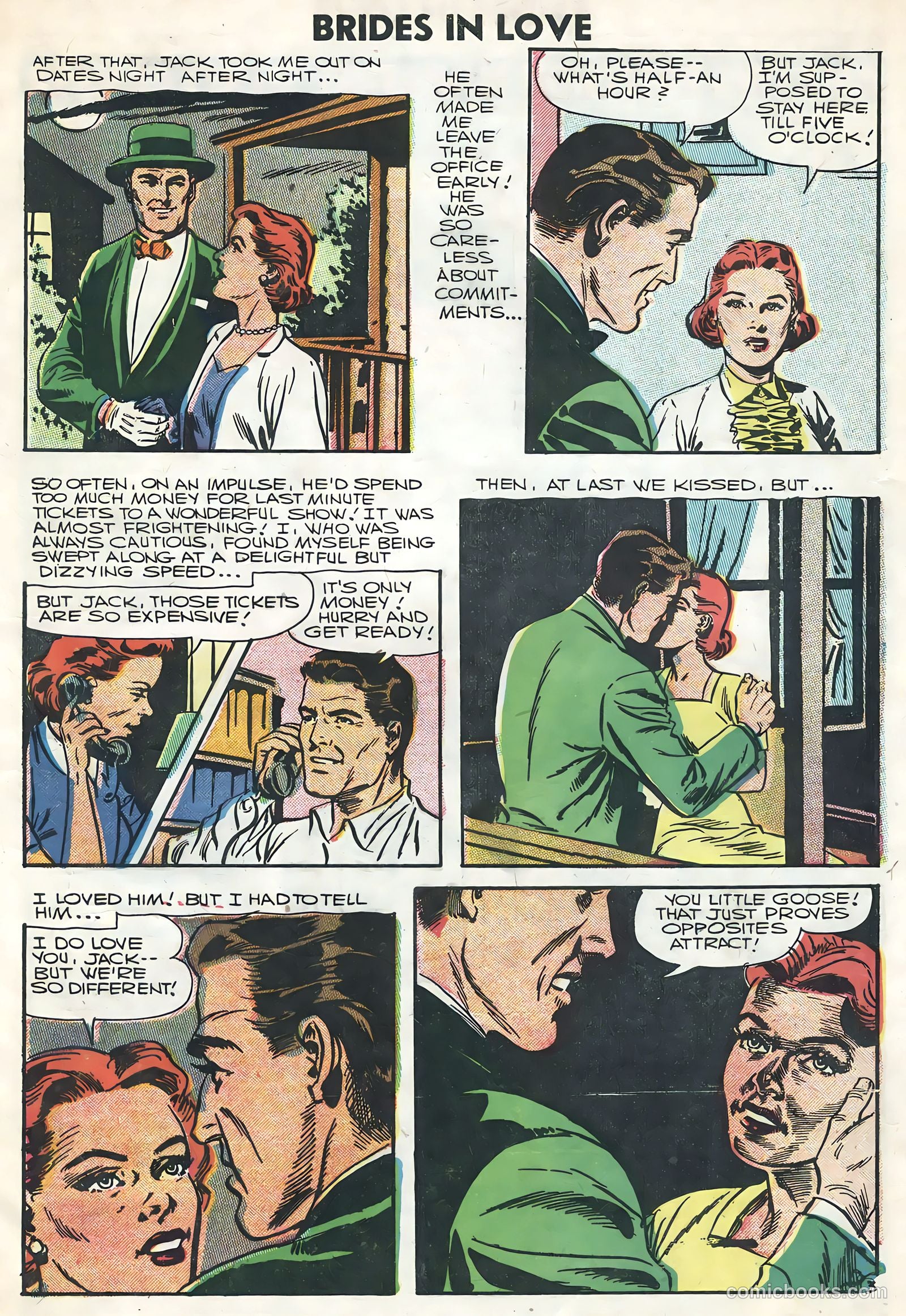 Brides in Love #2 (1957) — page 5 of 36