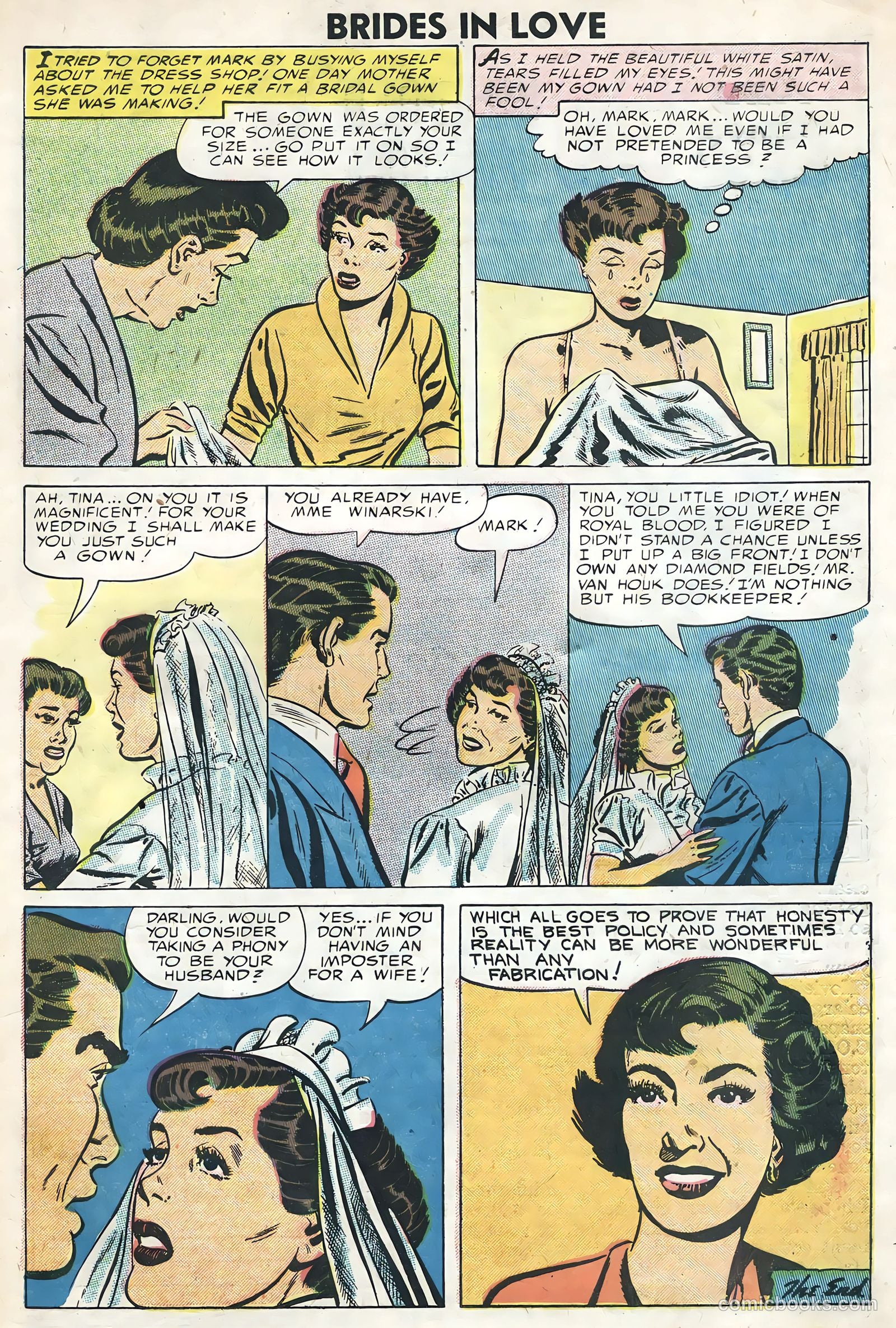 Brides in Love #2 (1957) — page 33 of 36
