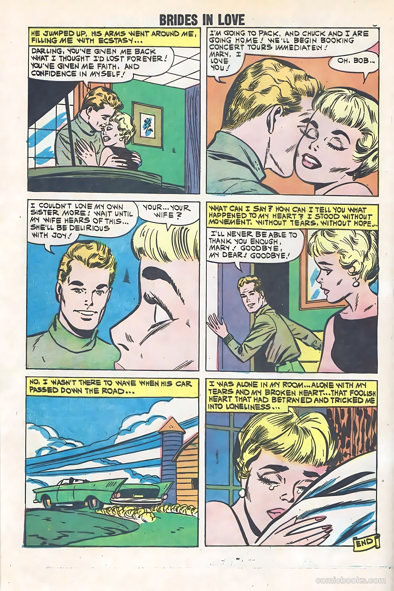 Brides in Love #21 (1960) — page 8 of 36